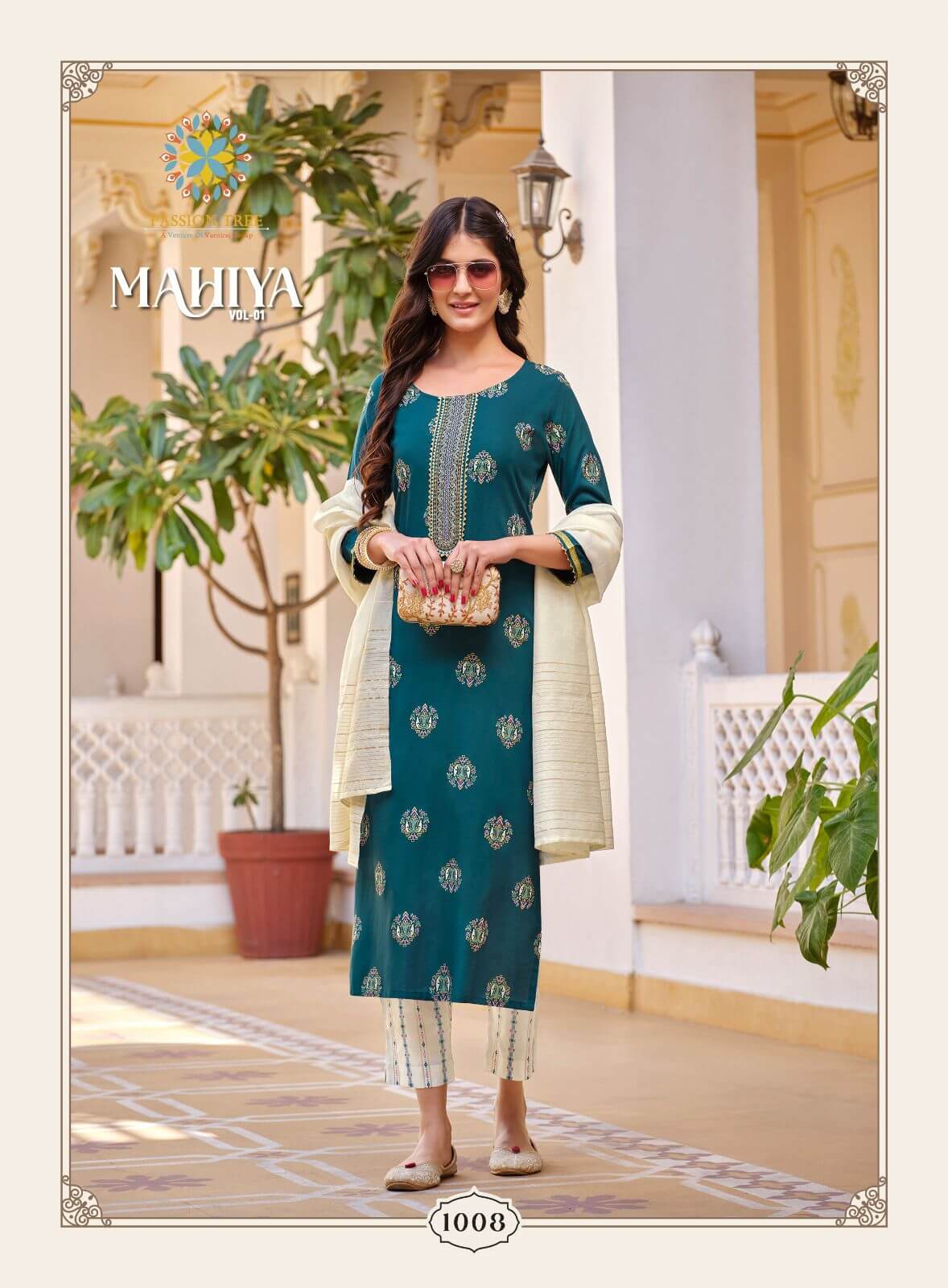 Passion Tree Mahiya Vol 1 Printed Salwar Kameez Catalog collection 9