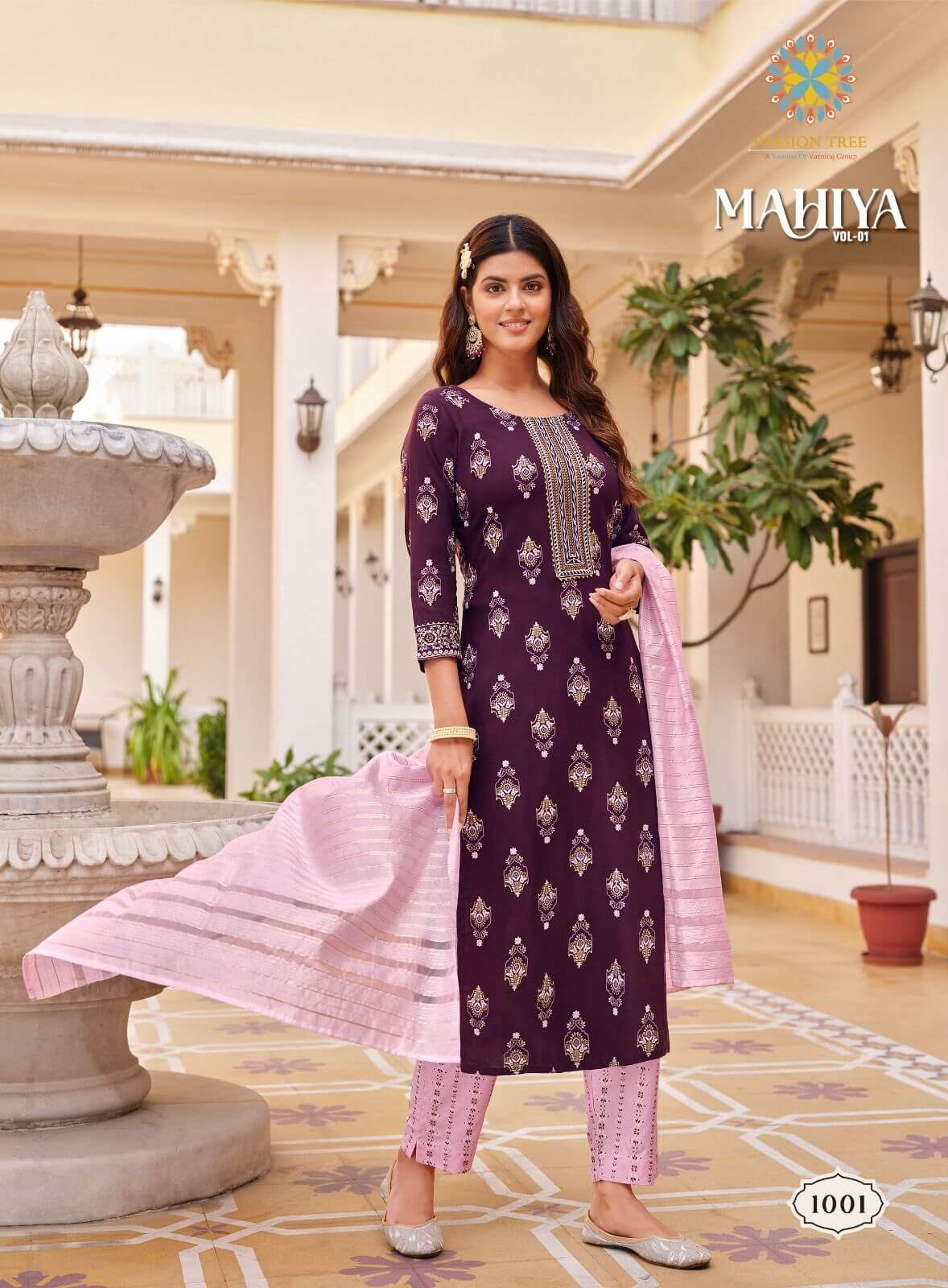 Passion Tree Mahiya Vol 1 Printed Salwar Kameez Catalog collection 3