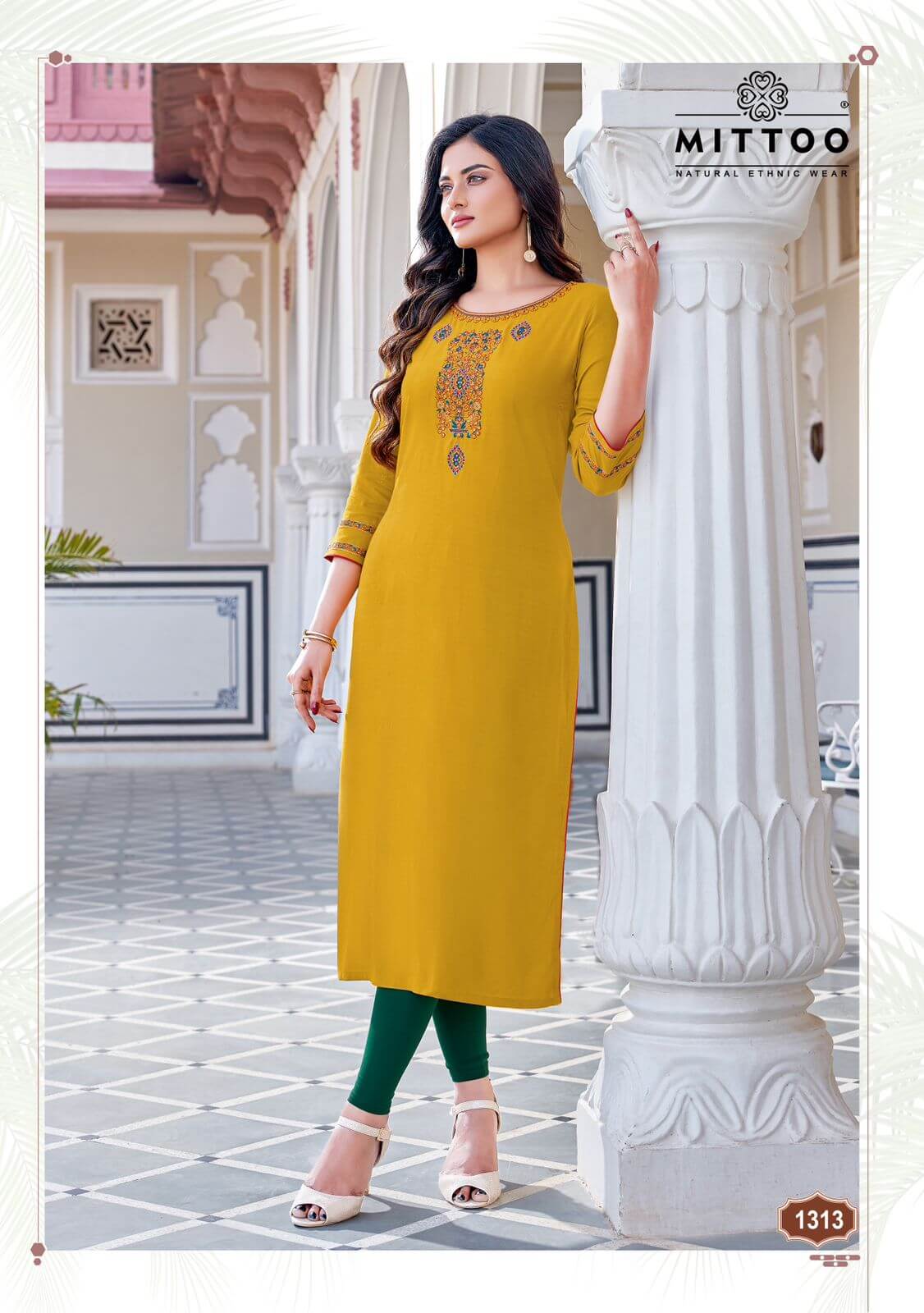 Mittoo Kurti Palak Vol 36 Embroidery Kurti Catalog collection 3