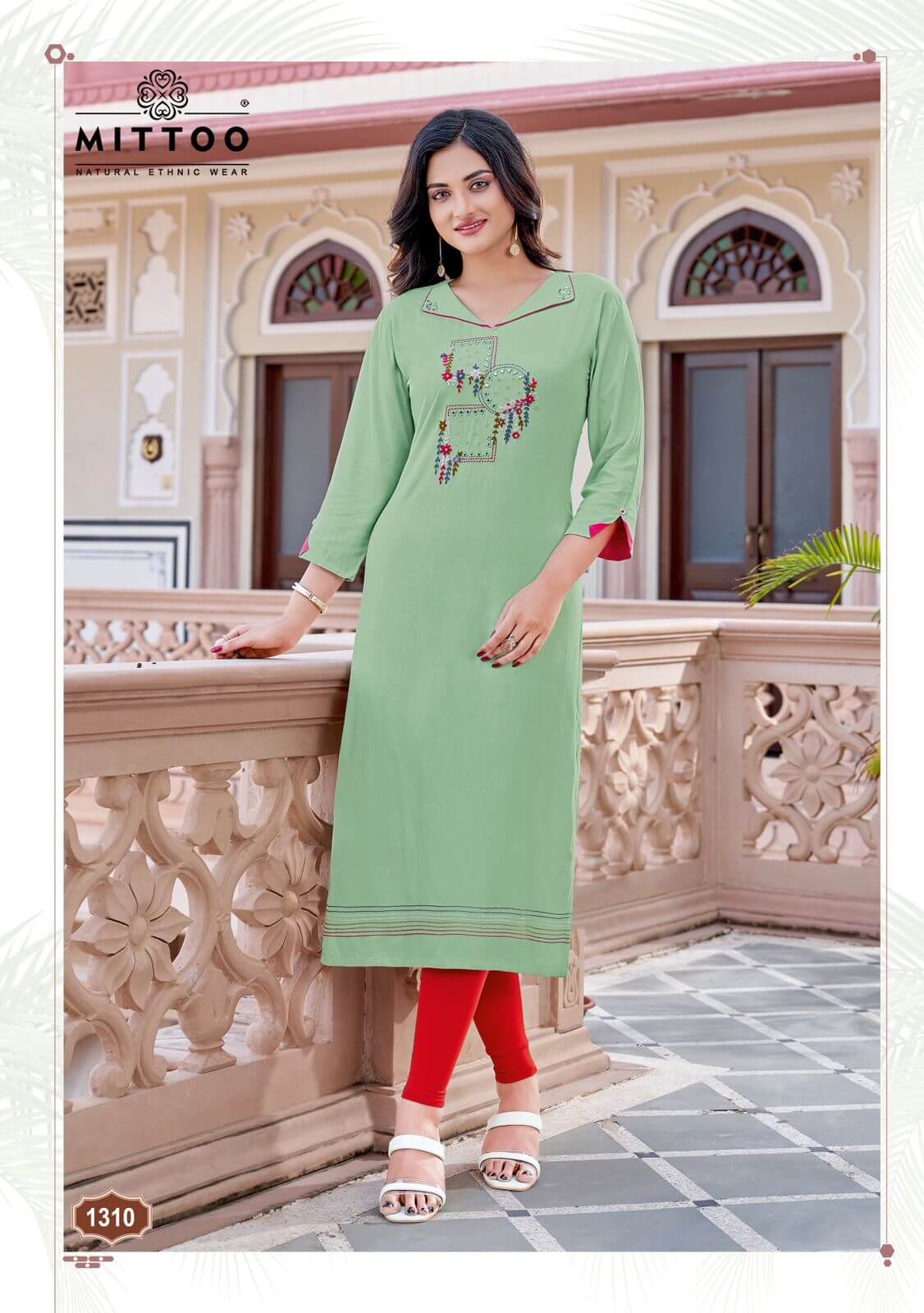 Mittoo Kurti Palak Vol 36 Embroidery Kurti Catalog collection 8