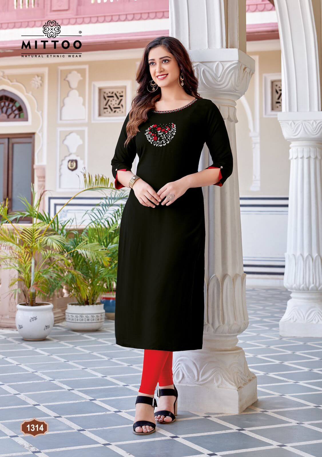 Mittoo Kurti Palak Vol 36 Embroidery Kurti Catalog collection 2