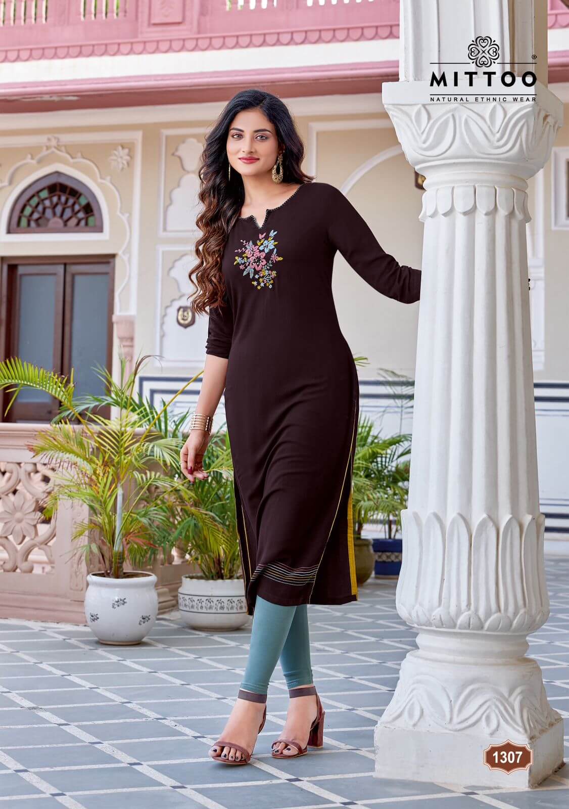 Mittoo Kurti Palak Vol 36 Embroidery Kurti Catalog collection 6