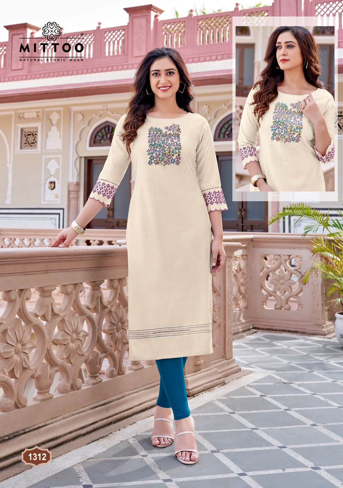 Mittoo Kurti Palak Vol 36 Embroidery Kurti Catalog collection 9