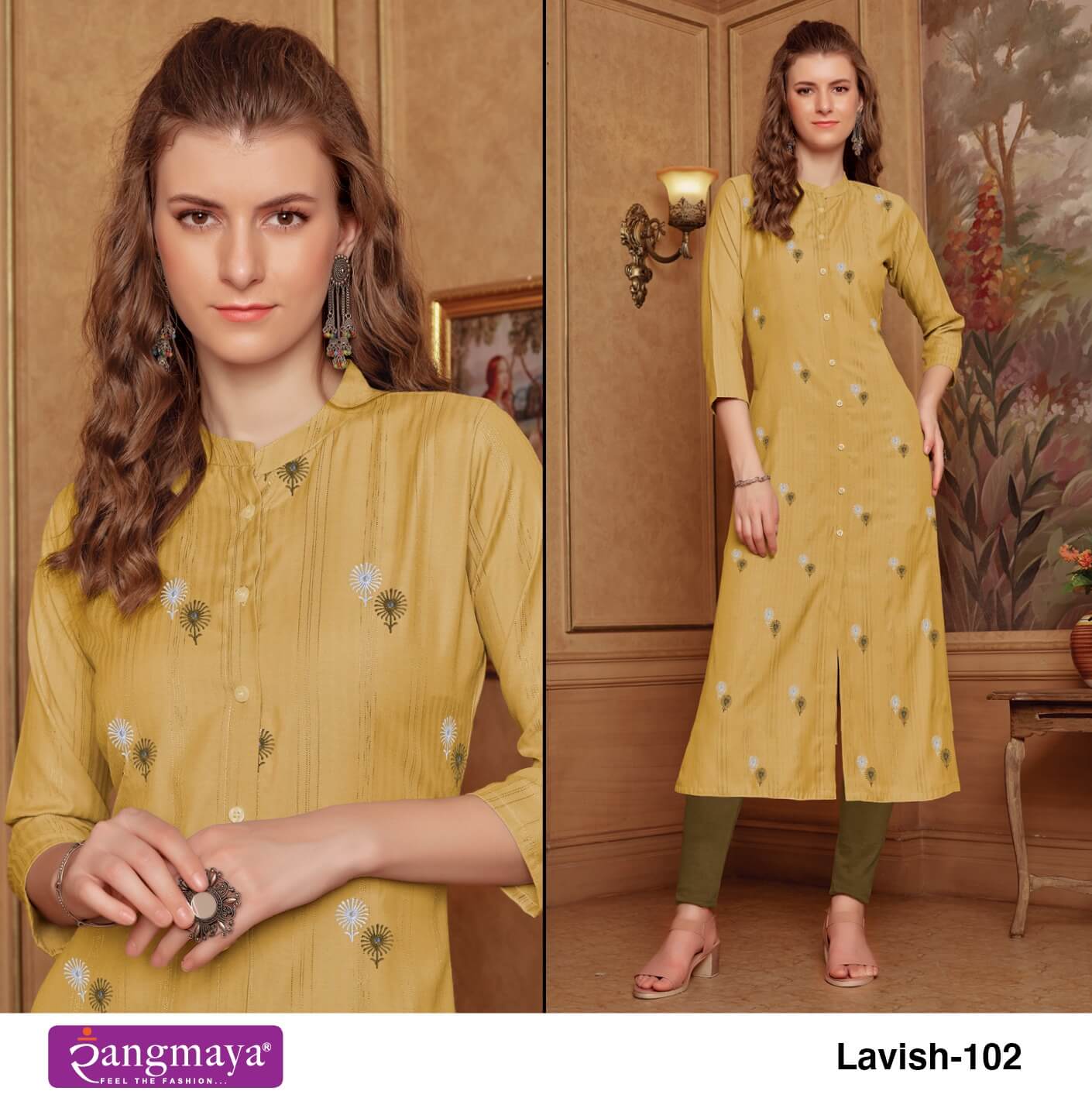 Rangmaya Lavish Printed Kurti Catalog collection 4