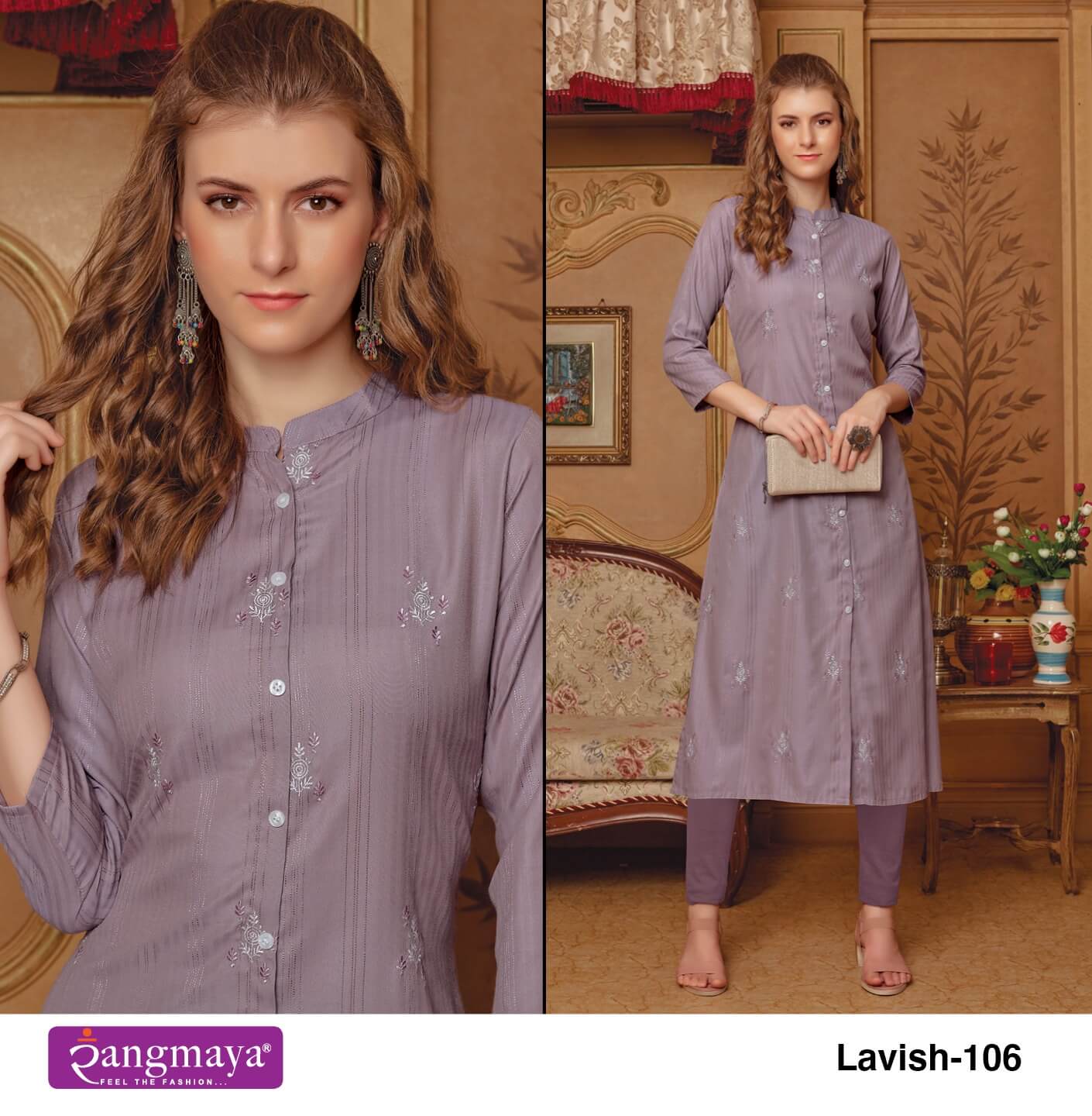 Rangmaya Lavish Printed Kurti Catalog collection 6