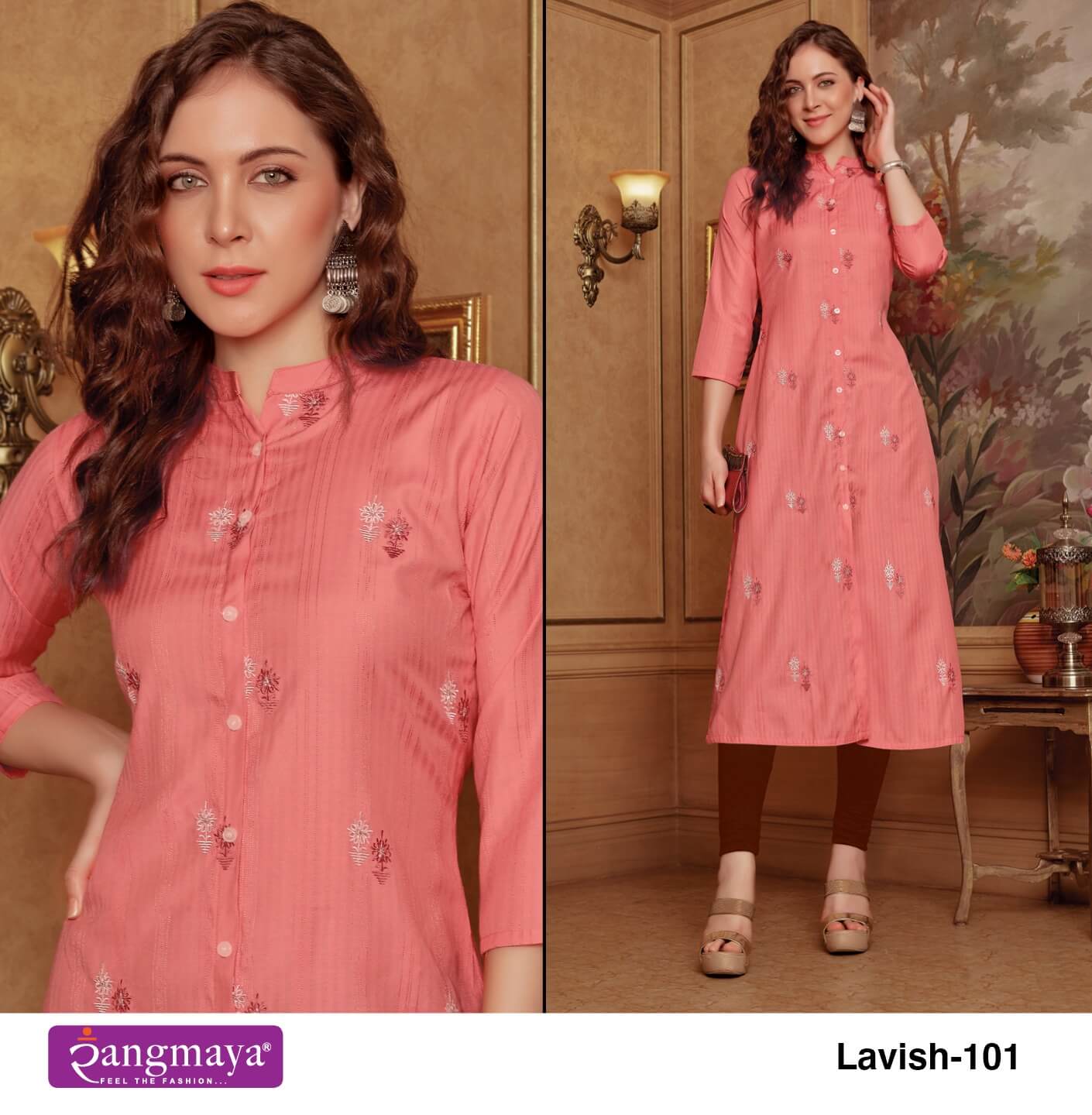 Rangmaya Lavish Printed Kurti Catalog collection 9