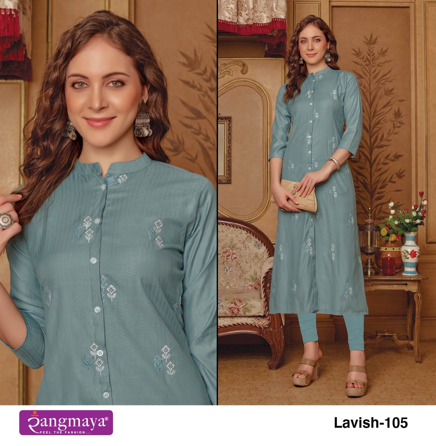 Rangmaya Lavish Printed Kurti Catalog collection 3