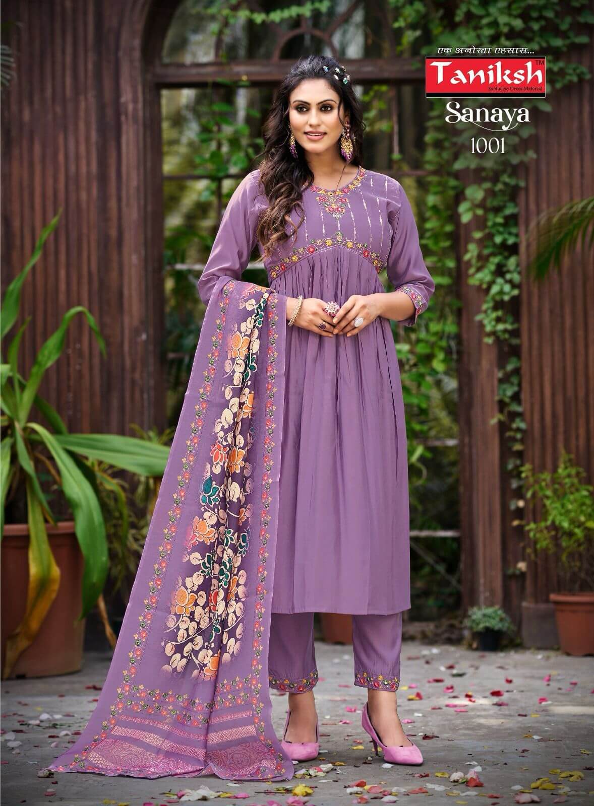 Taniksh Sanaya Vol 1 Alia Cut Readymade Dress Catalog collection 7