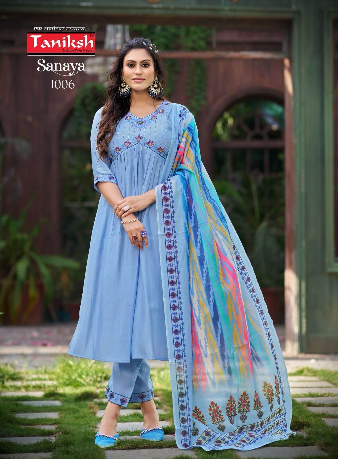 Taniksh Sanaya Vol 1 Alia Cut Readymade Dress Catalog collection 4