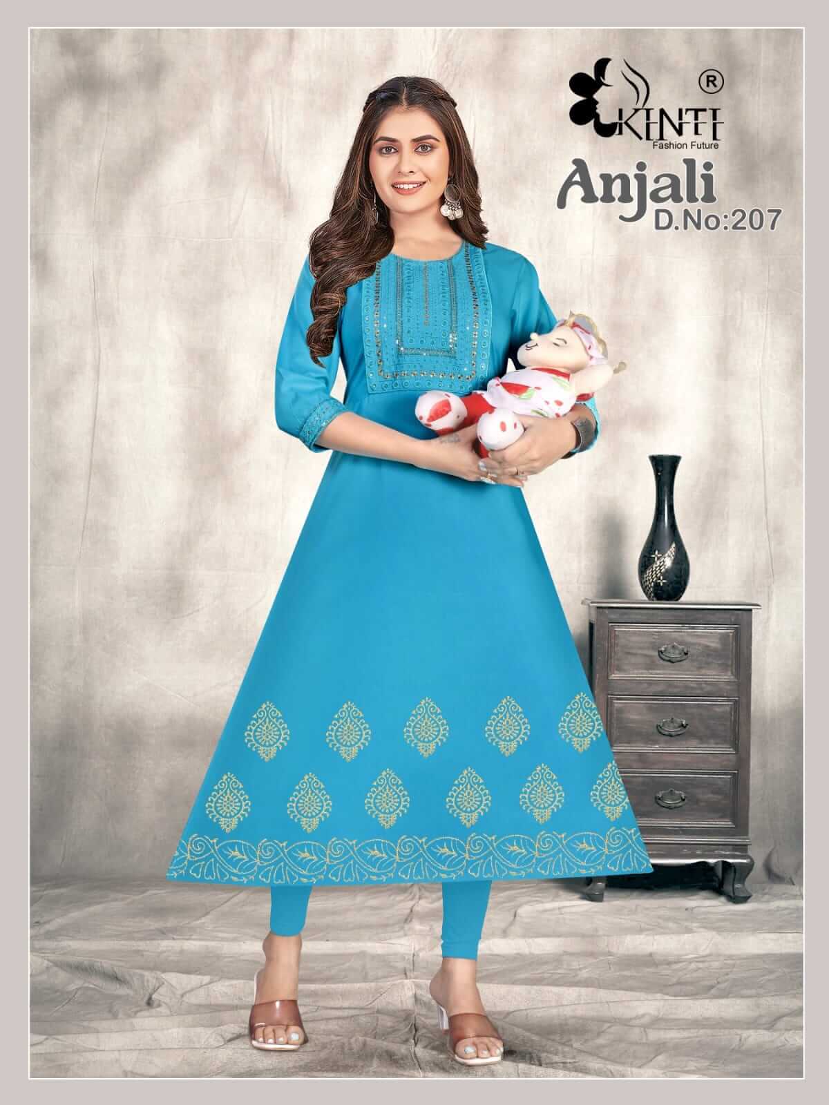 Kinti Anjali Vol 2 Feeding Kurtis Catalog collection 7