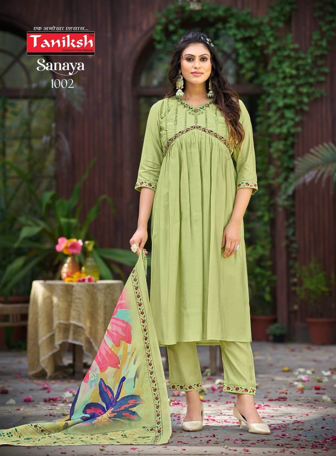 Taniksh Sanaya Vol 1 Alia Cut Readymade Dress Catalog collection 1
