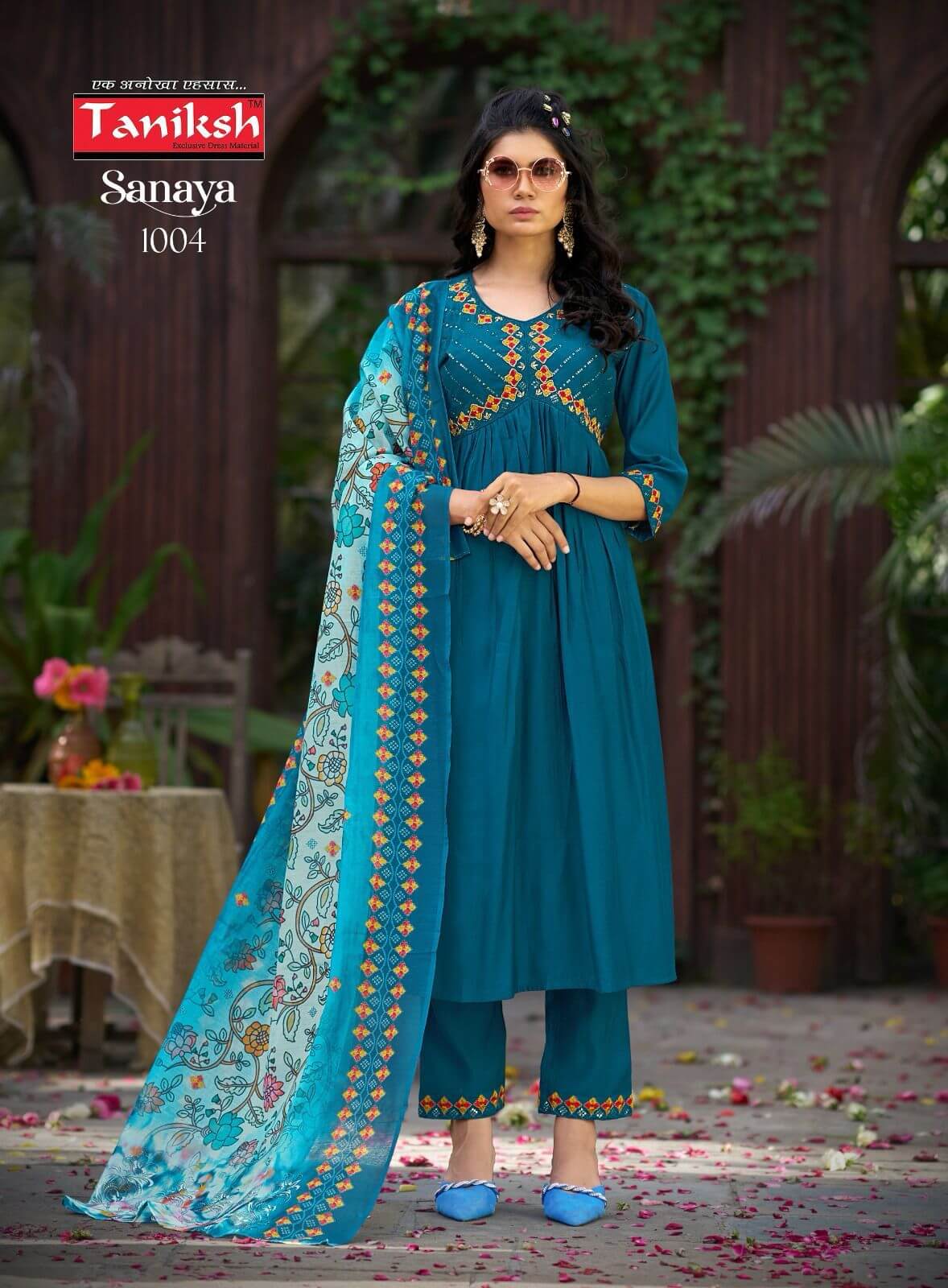Taniksh Sanaya Vol 1 Alia Cut Readymade Dress Catalog collection 8