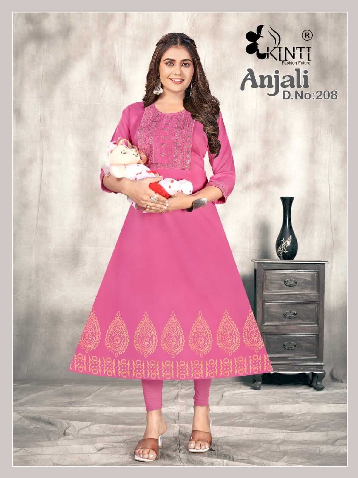 Kinti Anjali Vol 2 Feeding Kurtis Catalog collection 3