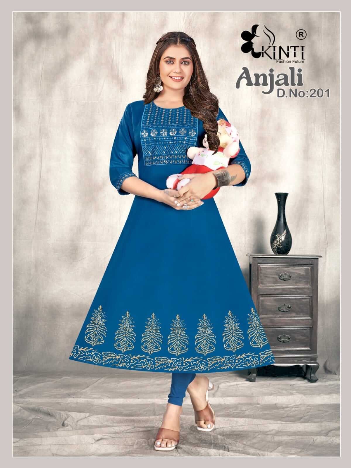 Kinti Anjali Vol 2 Feeding Kurtis Catalog collection 8