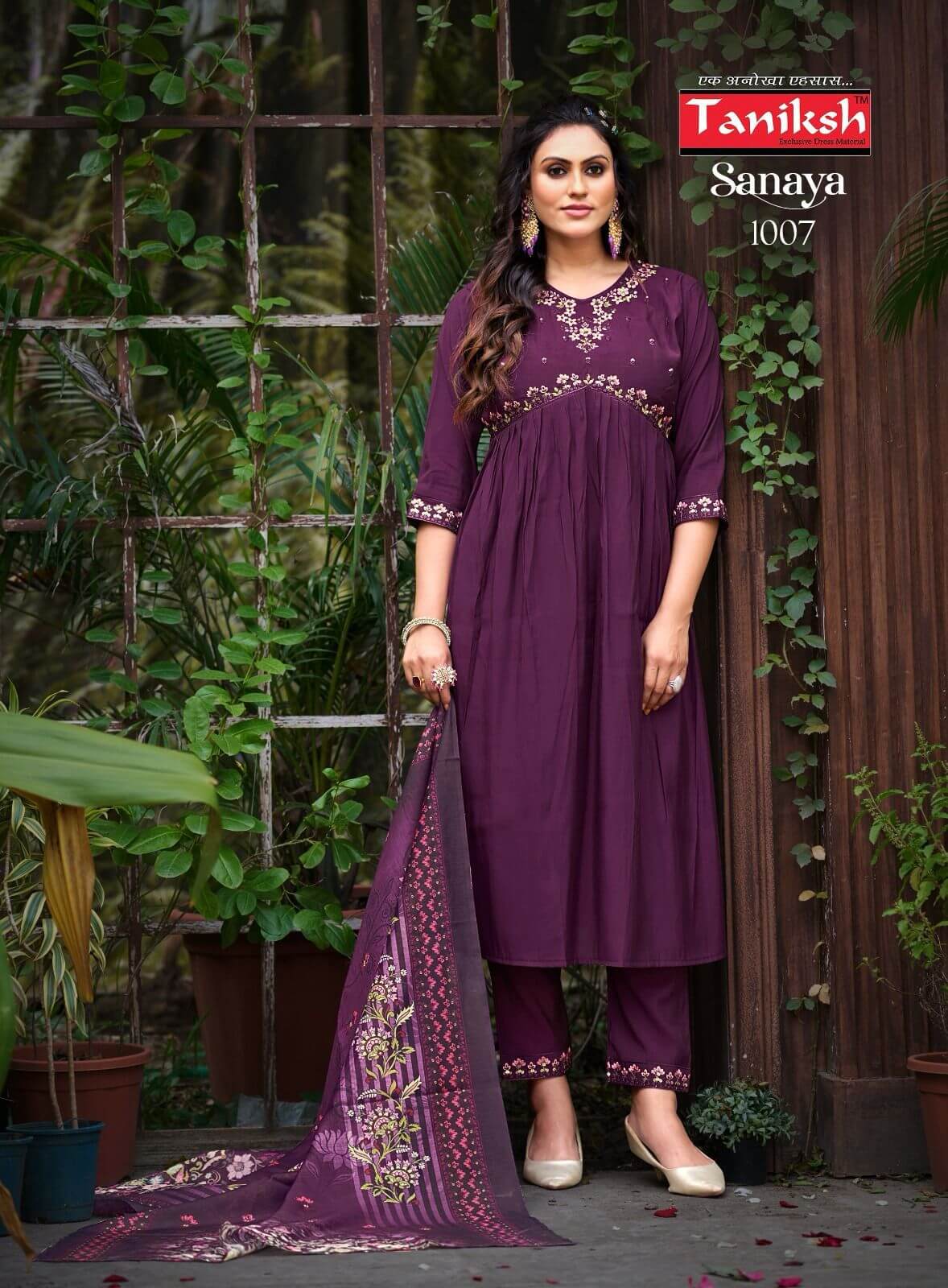 Taniksh Sanaya Vol 1 Alia Cut Readymade Dress Catalog collection 5