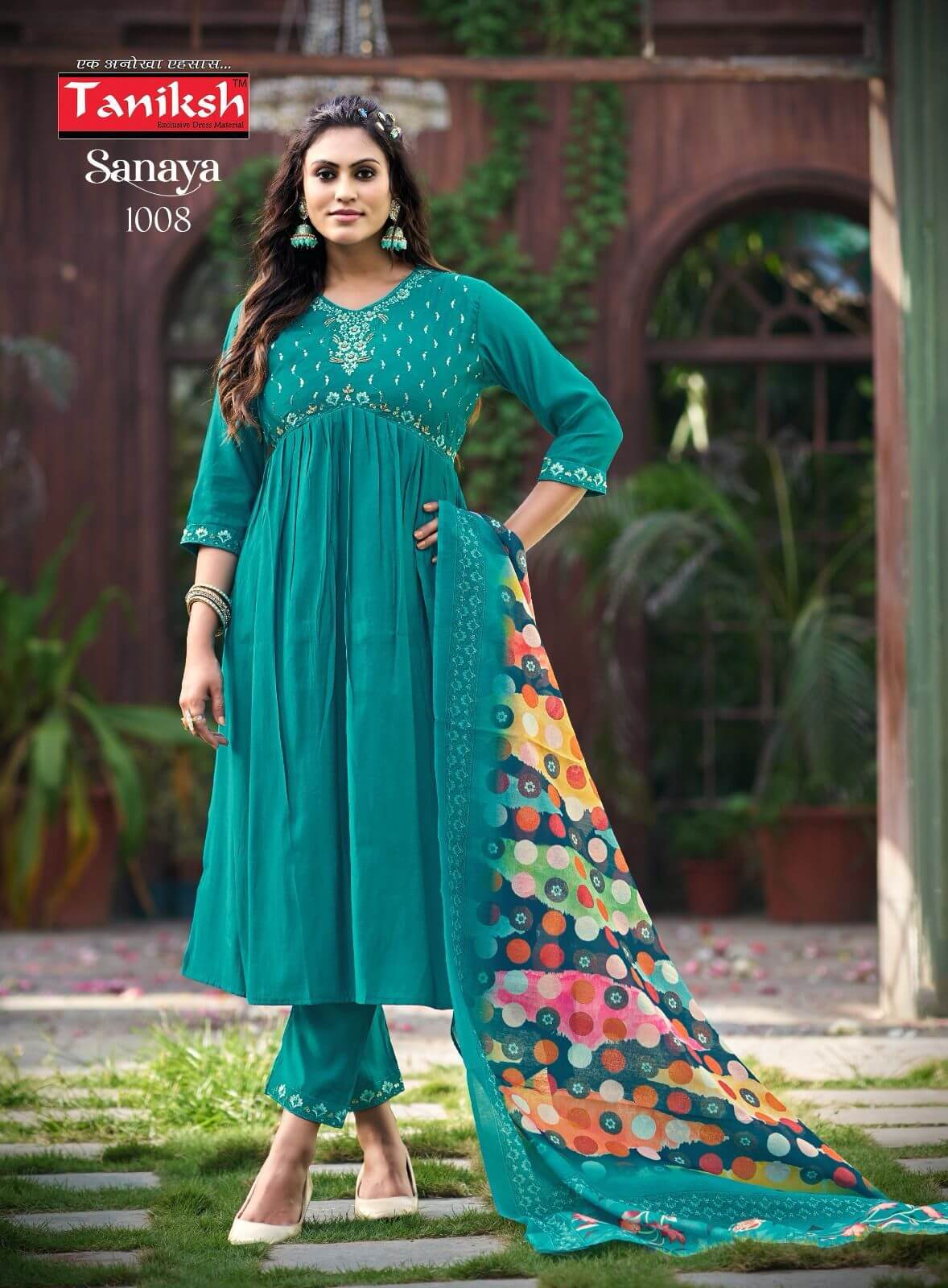 Taniksh Sanaya Vol 1 Alia Cut Readymade Dress Catalog collection 3