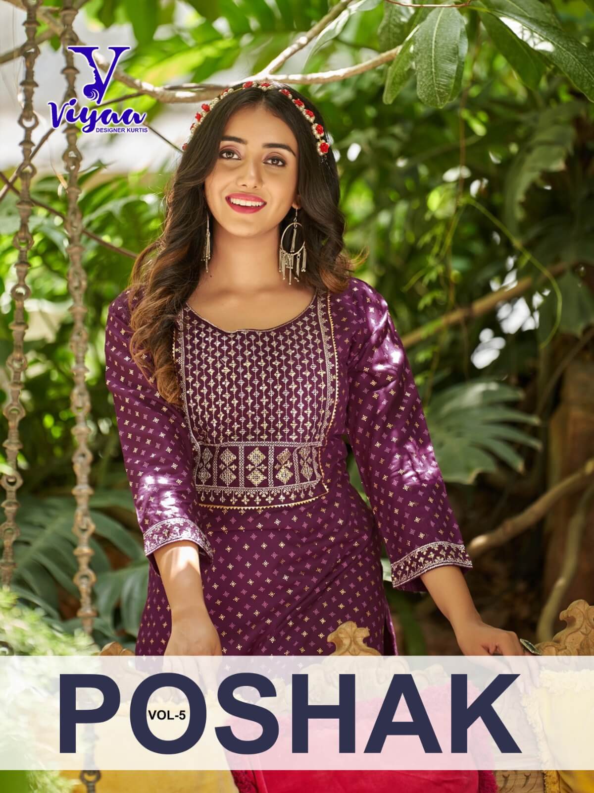 Viyaa Designer Poshak Vol 5 Printed Kurti Catalog collection 2