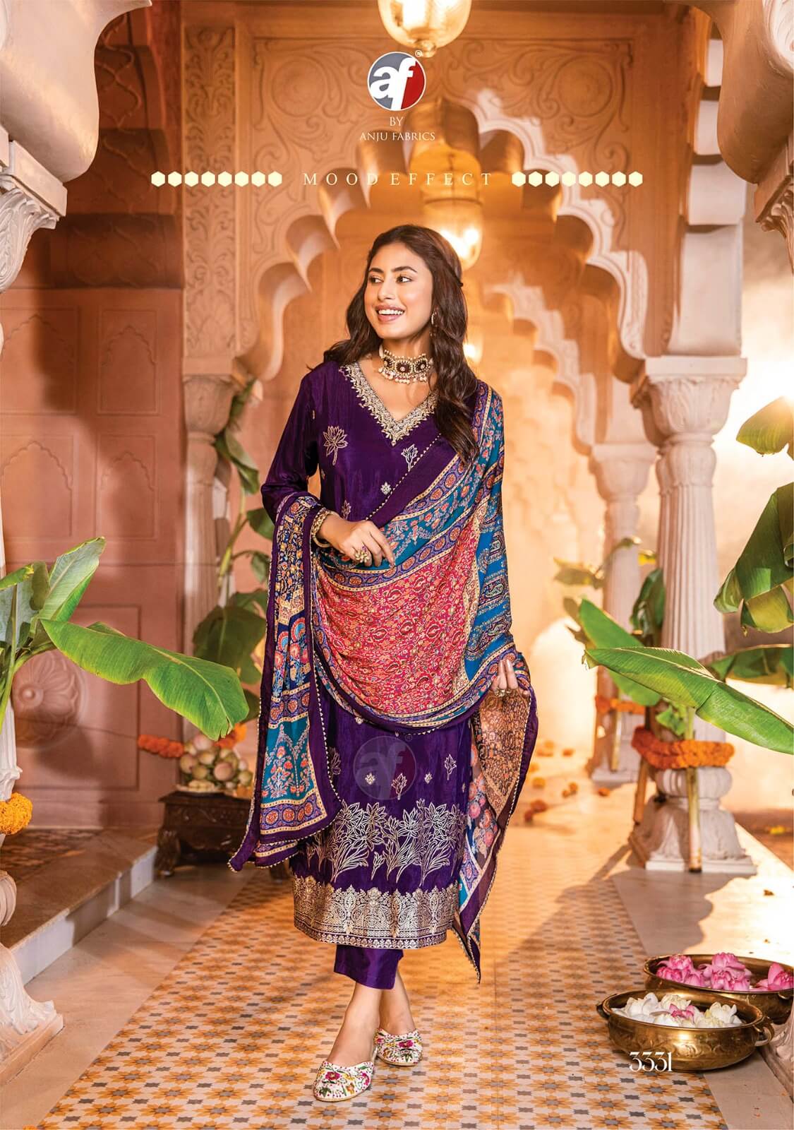 Anju Fabrics Dastoor Vol 4 Designer Wedding Party Salwar Suits collection 3