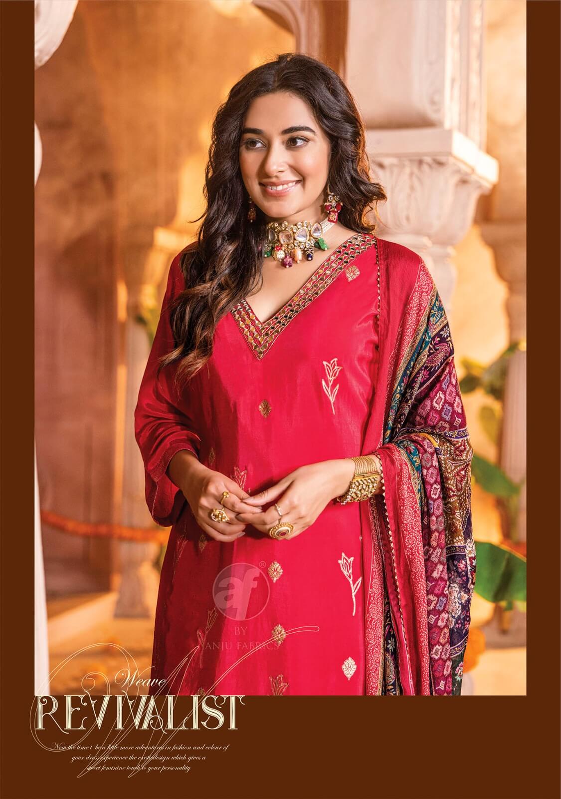 Anju Fabrics Dastoor Vol 4 Designer Wedding Party Salwar Suits collection 5