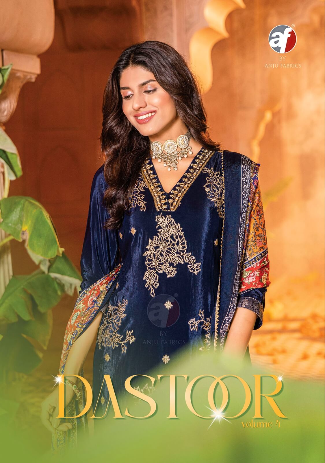 Anju Fabrics Dastoor Vol 4 Designer Wedding Party Salwar Suits collection 6