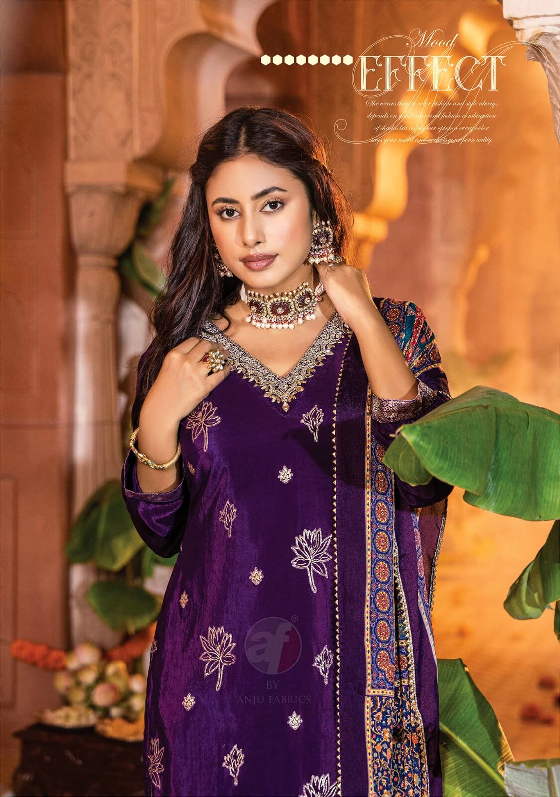 Anju Fabrics Dastoor Vol 4 Designer Wedding Party Salwar Suits collection 2