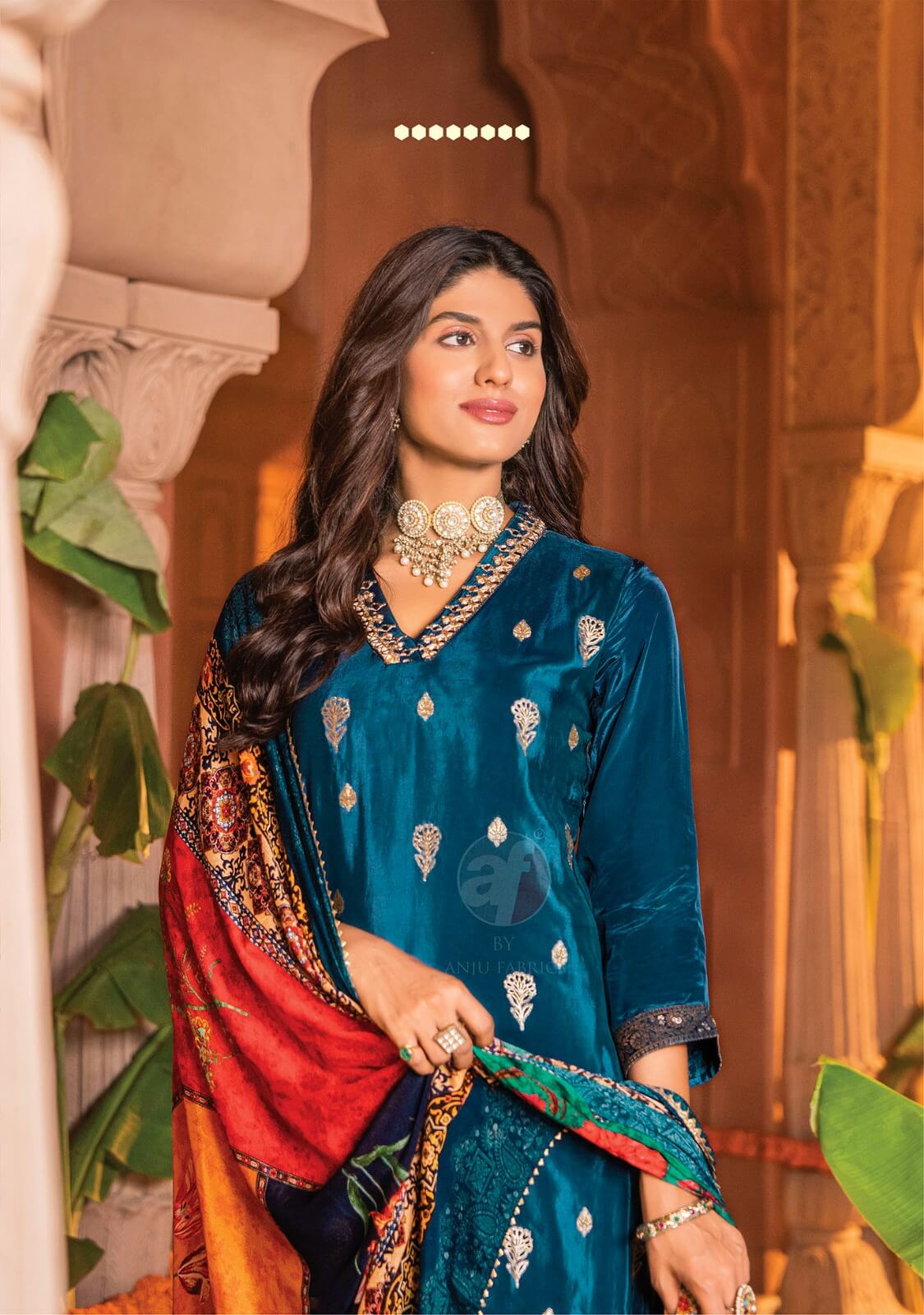 Anju Fabrics Dastoor Vol 4 Designer Wedding Party Salwar Suits collection 13
