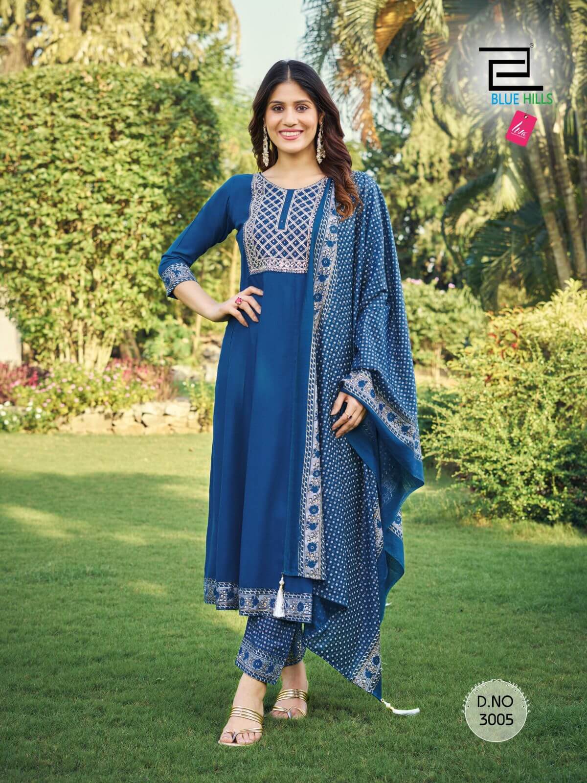 Blue Hills Kurti Jailer Vol 3 Churidar Salwar Suits catalog collection 3