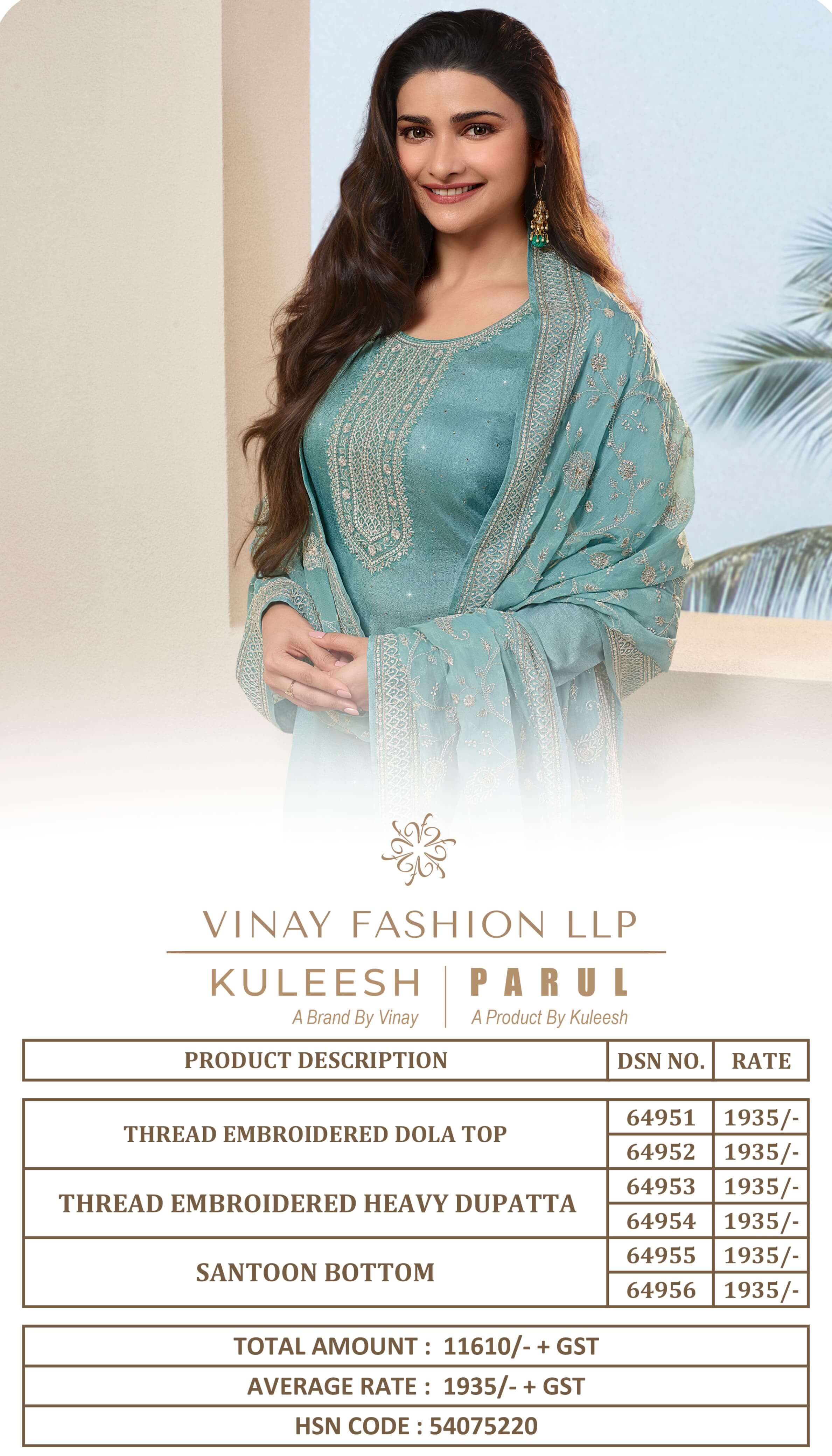 Kuleesh By Vinay Designer Party Wedding Dress Material Catalog collection 2
