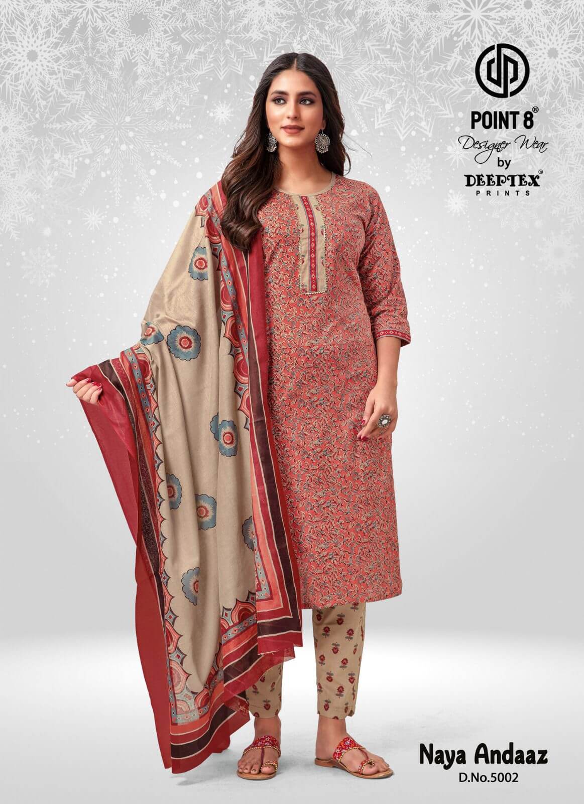 Deeptex Point 8 Naya Andaaz vol 5 Cotton Salwar Kameez collection 5