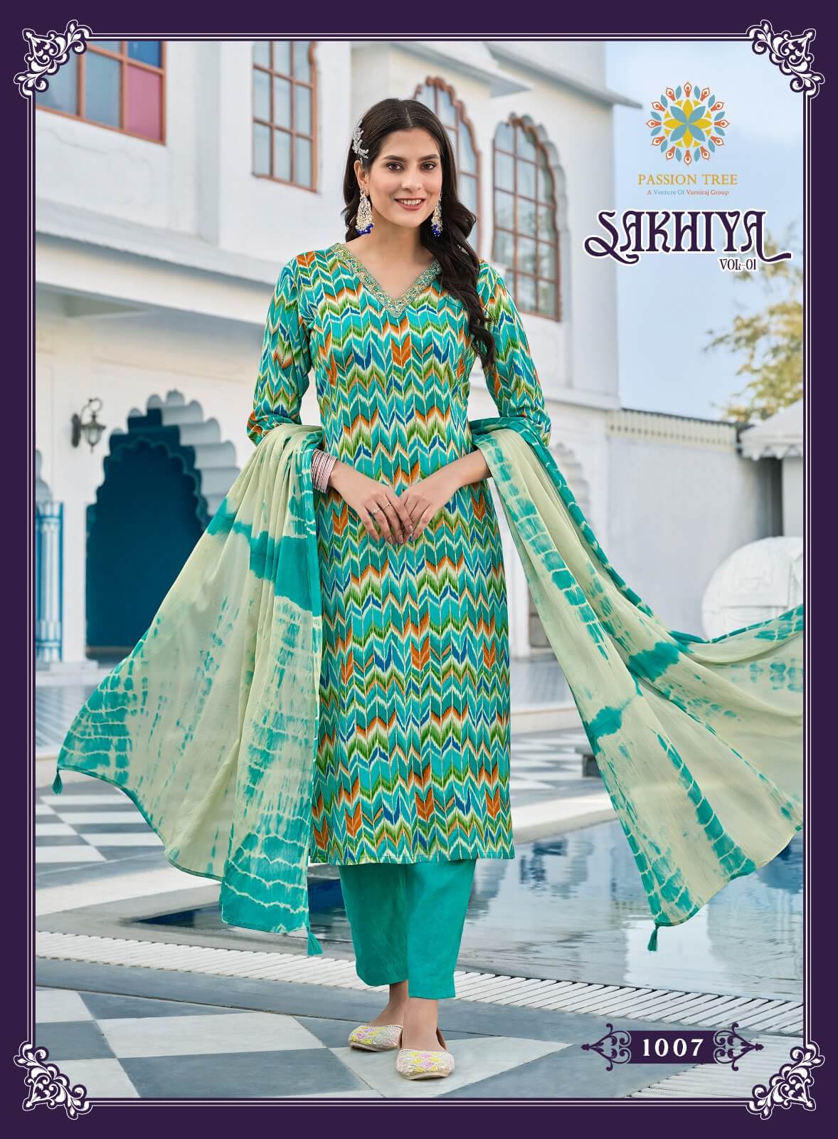 Passion Tree Sakhiya Vol 1 Printed Salwar Kameez Catalog collection 1