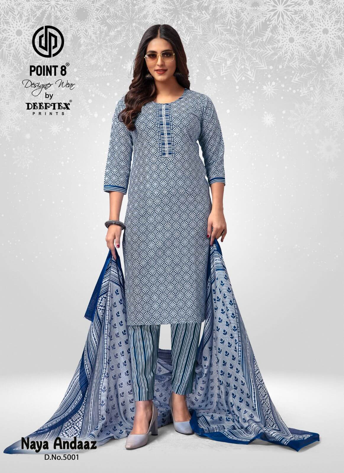 Deeptex Point 8 Naya Andaaz vol 5 Cotton Salwar Kameez collection 10