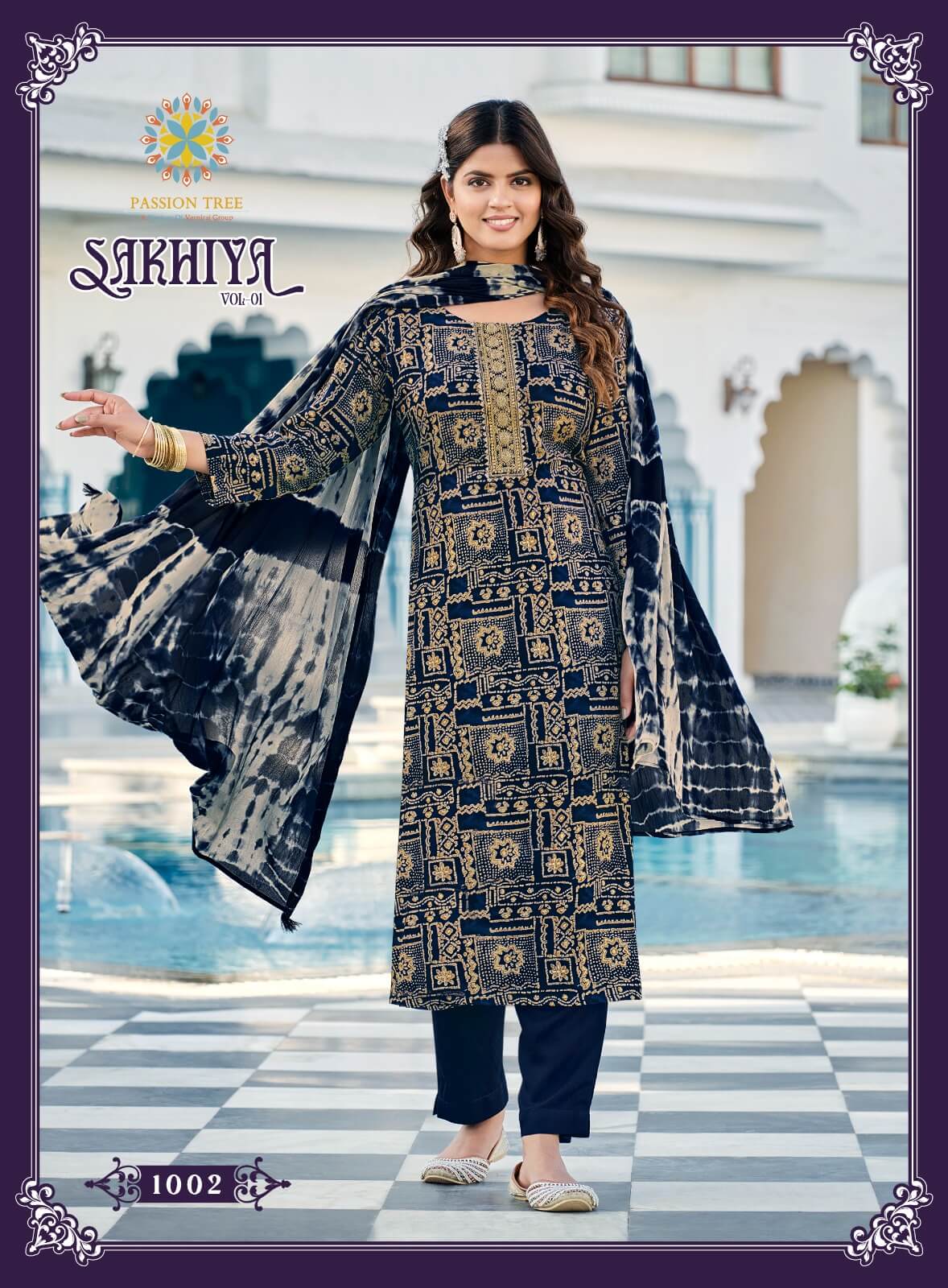 Passion Tree Sakhiya Vol 1 Printed Salwar Kameez Catalog collection 4