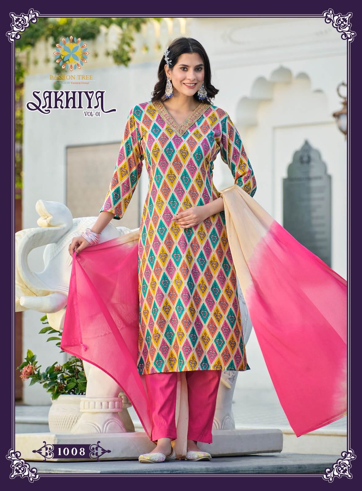 Passion Tree Sakhiya Vol 1 Printed Salwar Kameez Catalog collection 3