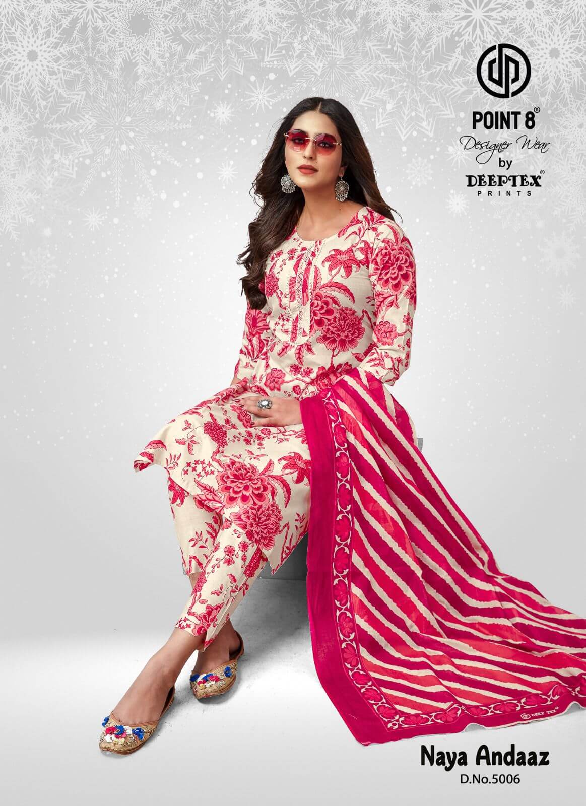 Deeptex Point 8 Naya Andaaz vol 5 Cotton Salwar Kameez collection 7