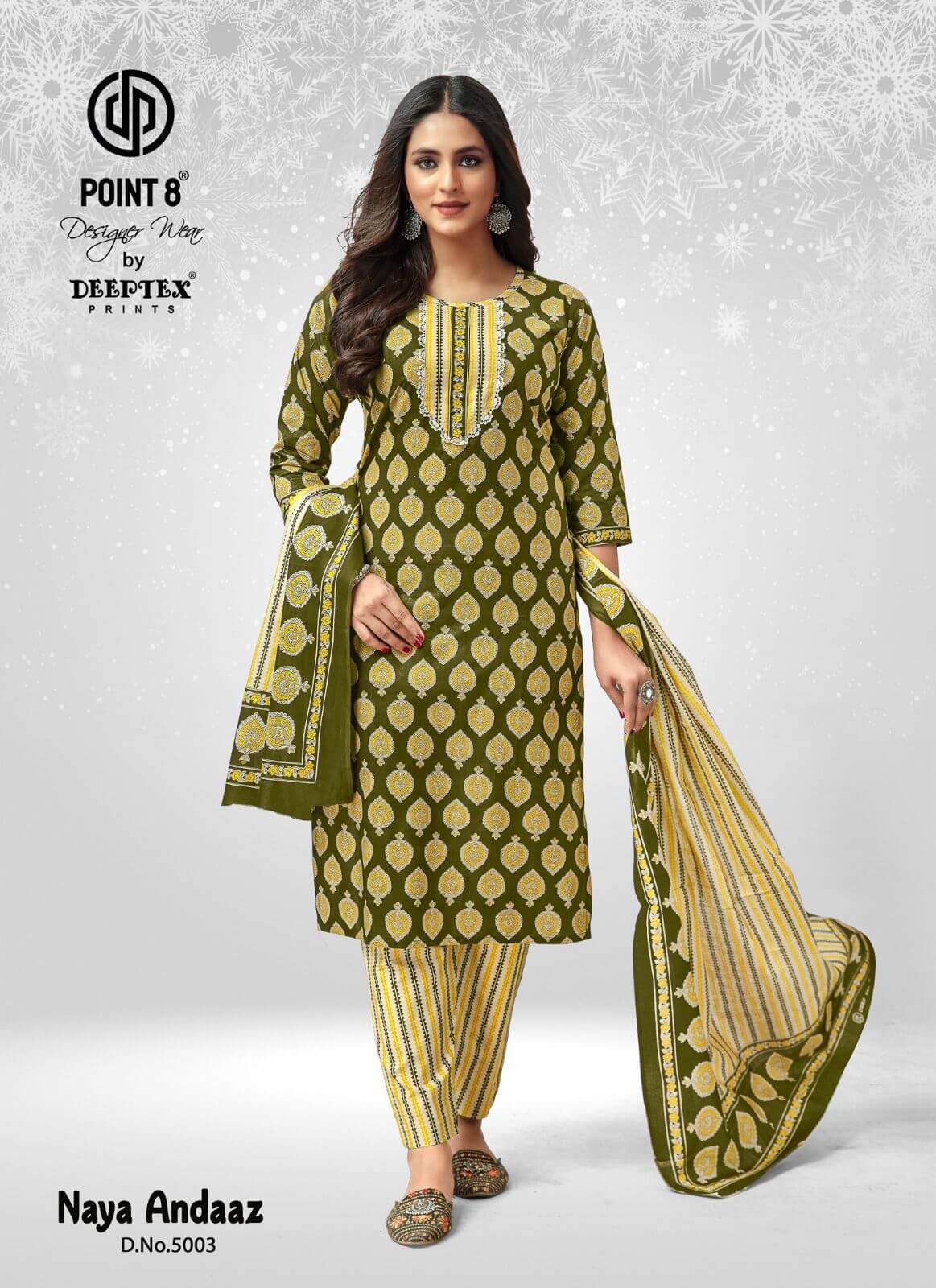 Deeptex Point 8 Naya Andaaz vol 5 Cotton Salwar Kameez collection 9