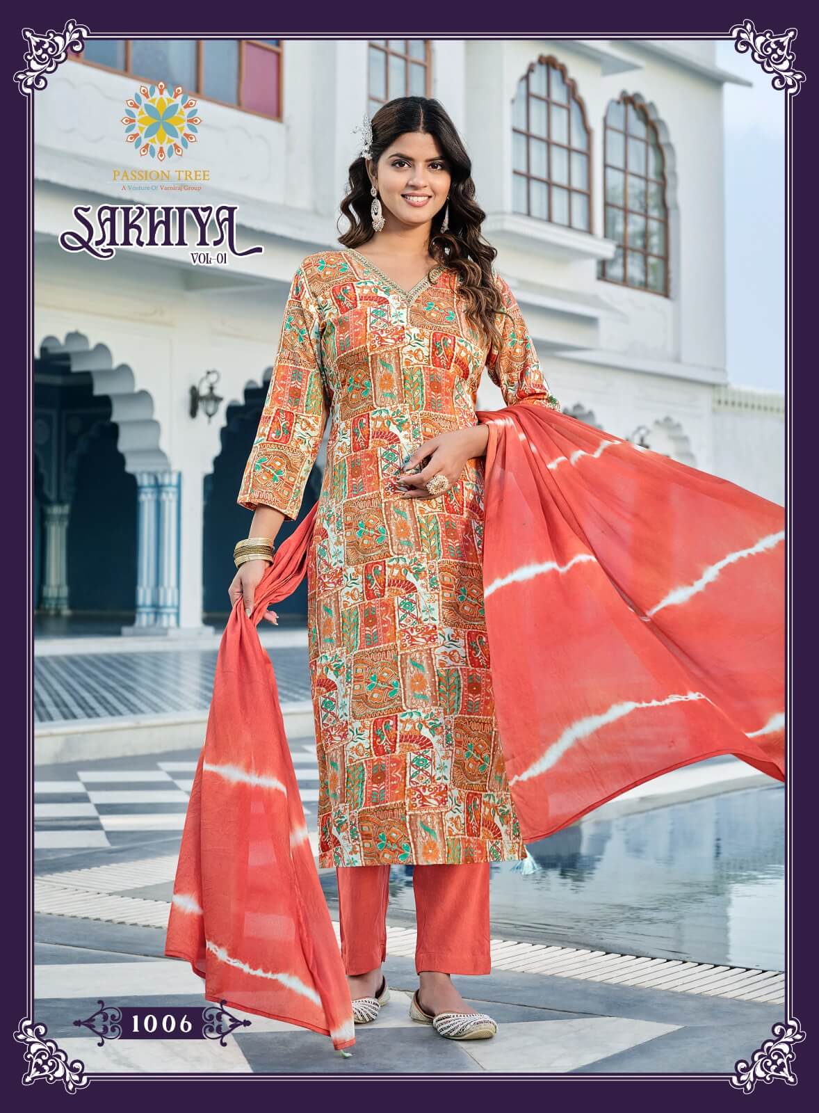 Passion Tree Sakhiya Vol 1 Printed Salwar Kameez Catalog collection 2