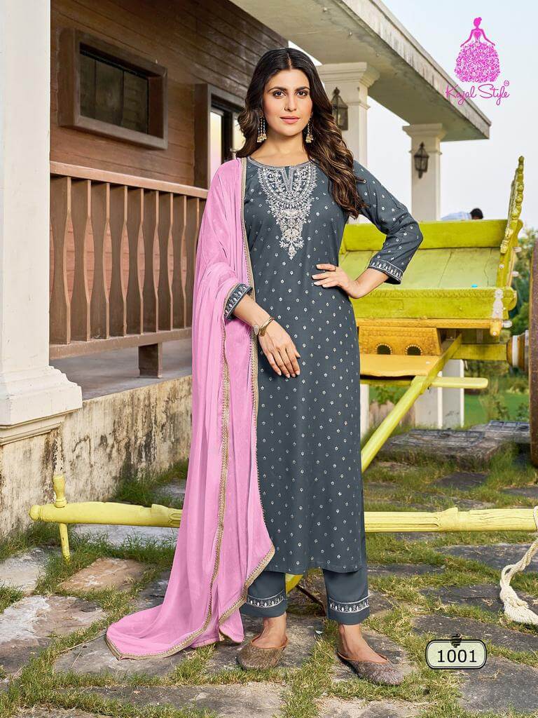 Kajal Style Rangrez Vol 1 Printed Salwar Kameez Catalog collection 2