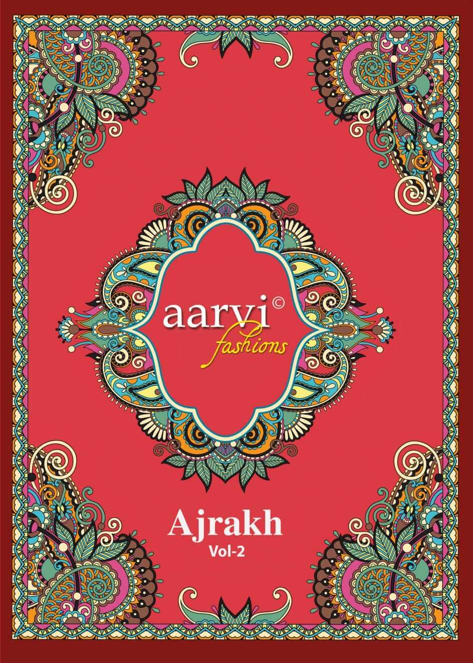 Aarvi Fashions Ajrakh Vol 2 Cotton Salwar Kameez Catalog collection 2