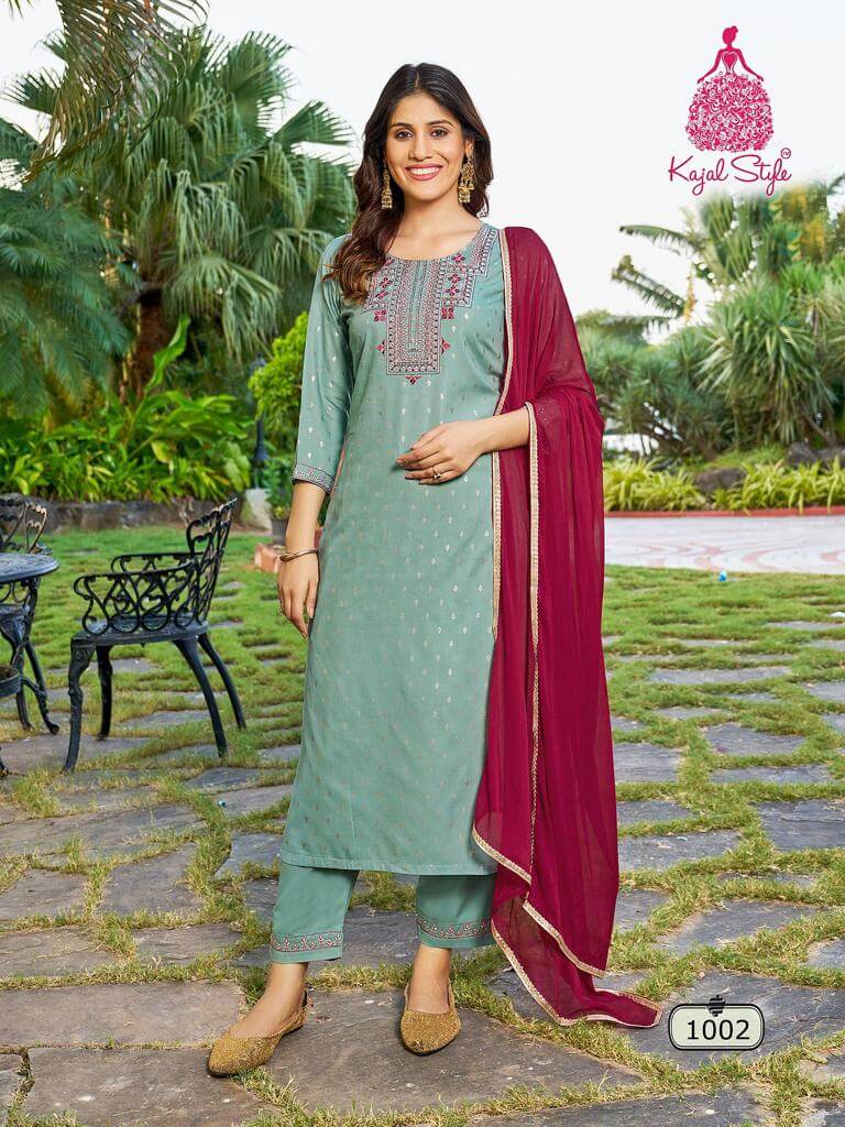 Kajal Style Rangrez Vol 1 Printed Salwar Kameez Catalog collection 3