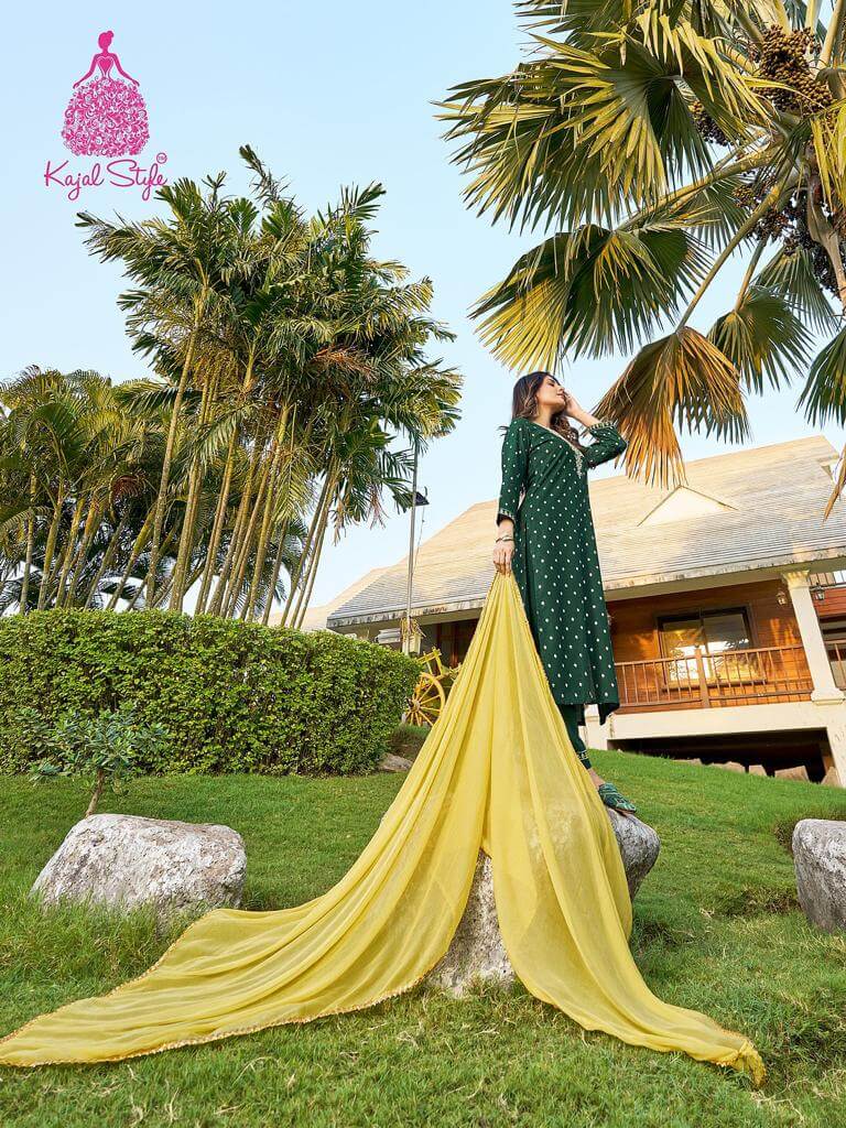 Kajal Style Rangrez Vol 1 Printed Salwar Kameez Catalog collection 8