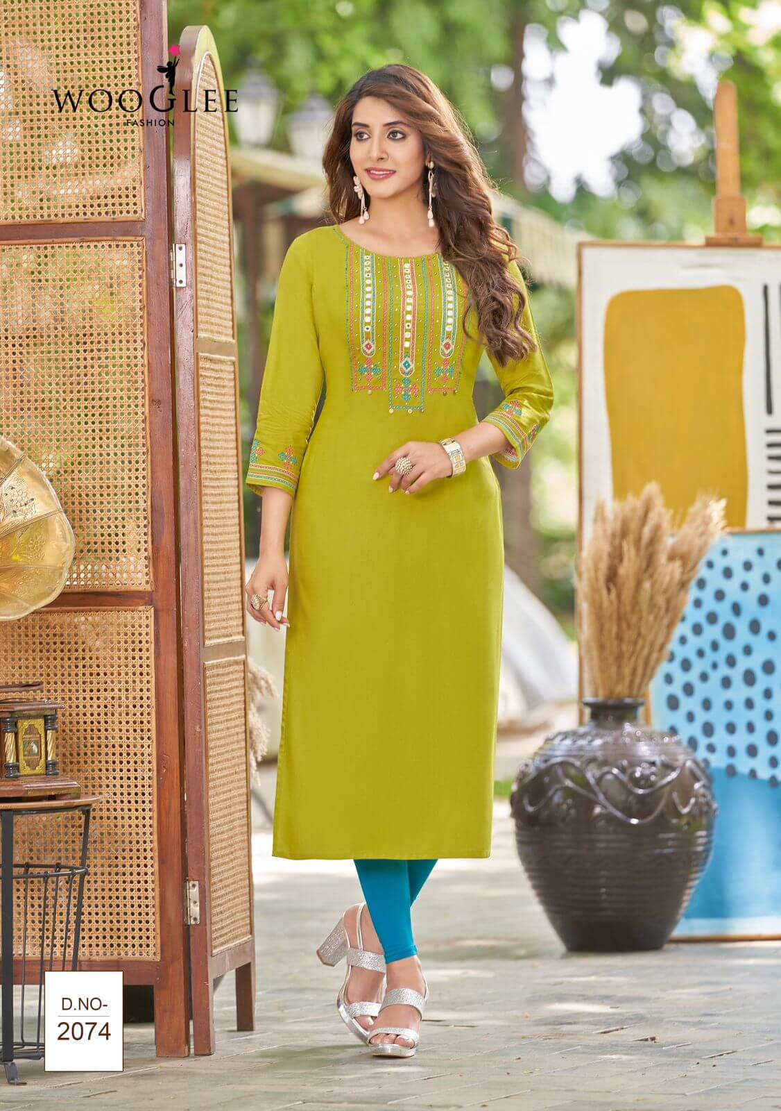 Wooglee Fashion Barbella vol 11 Rayon Kurti Catalog collection 2