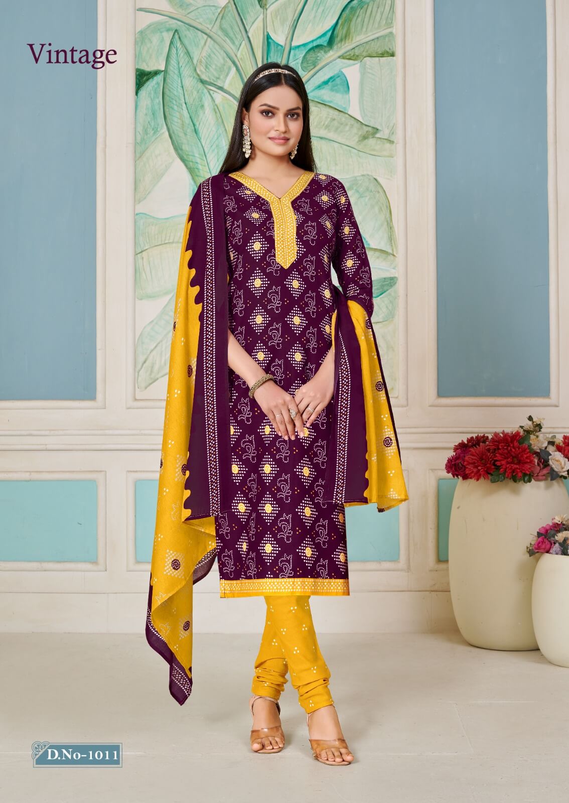 Skt Suits Vintage Unstitched Dress Materials Catalog collection 5