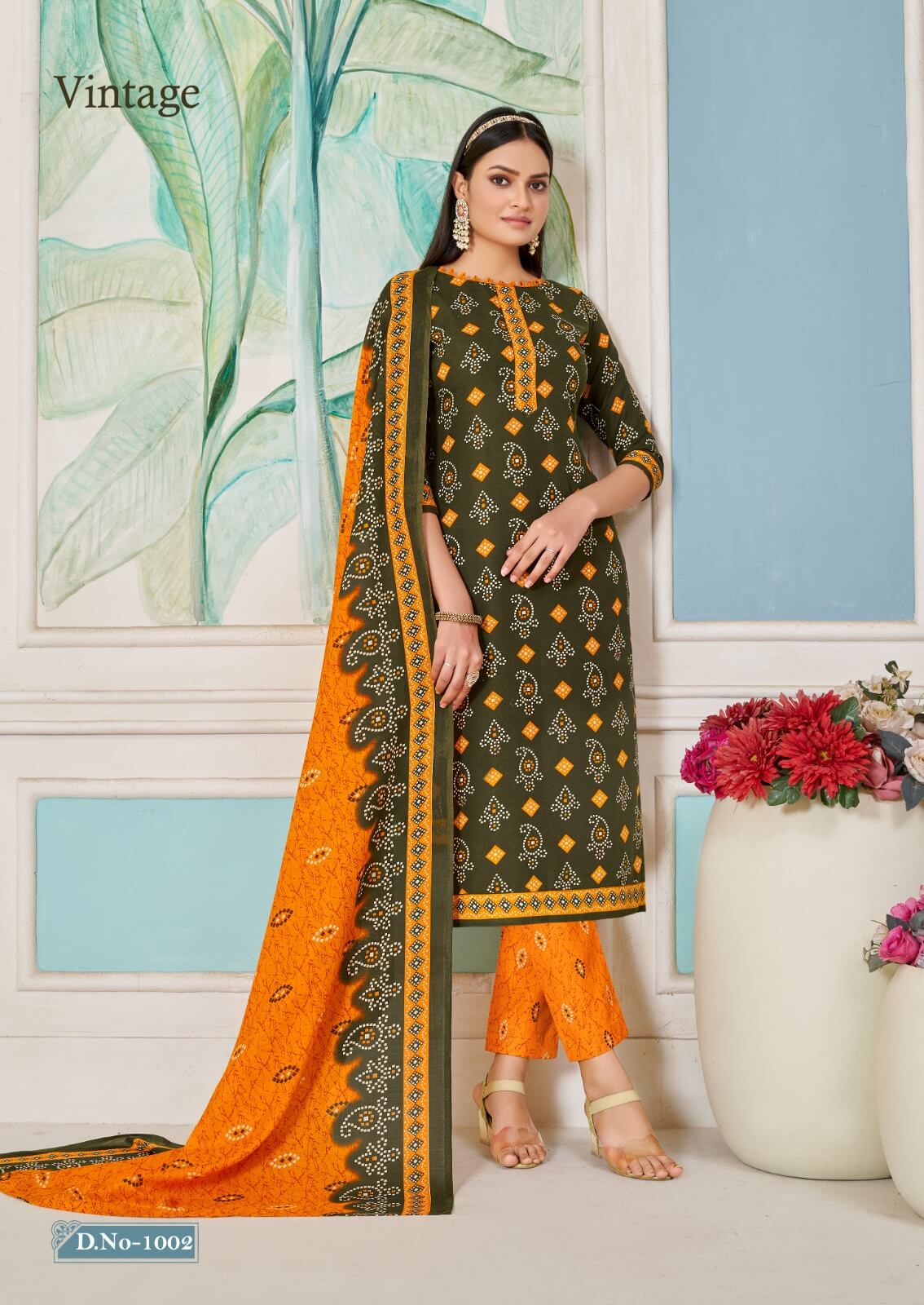 Skt Suits Vintage Unstitched Dress Materials Catalog collection 2