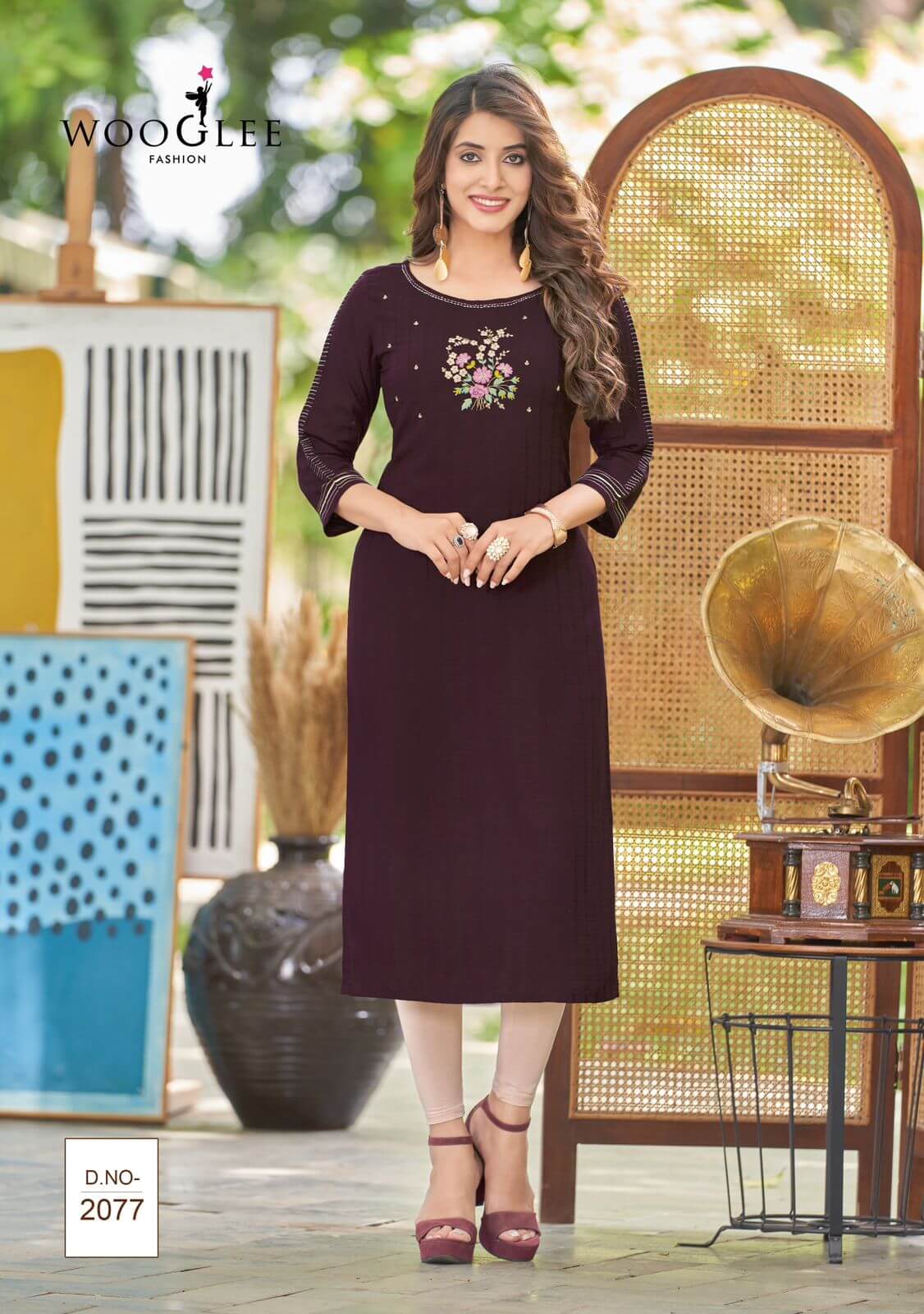 Wooglee Fashion Barbella vol 11 Rayon Kurti Catalog collection 5