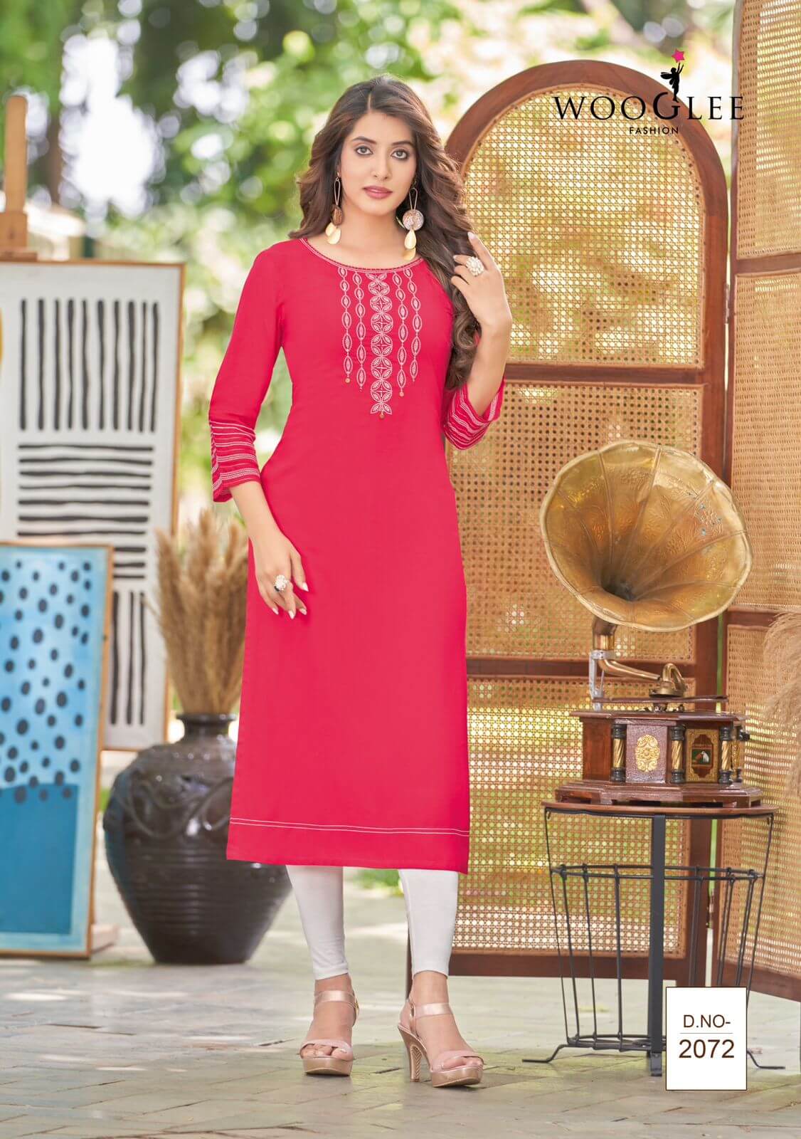 Wooglee Fashion Barbella vol 11 Rayon Kurti Catalog collection 10