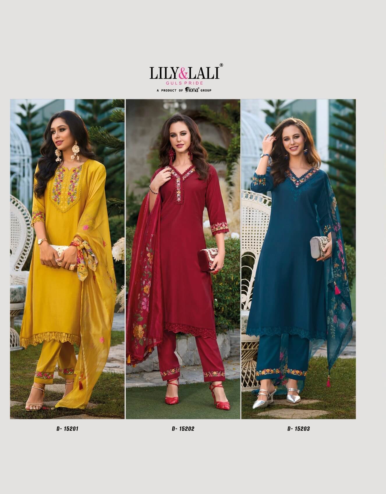 Lily Lali Malvika Embroidery Salwar Kameez collection 13