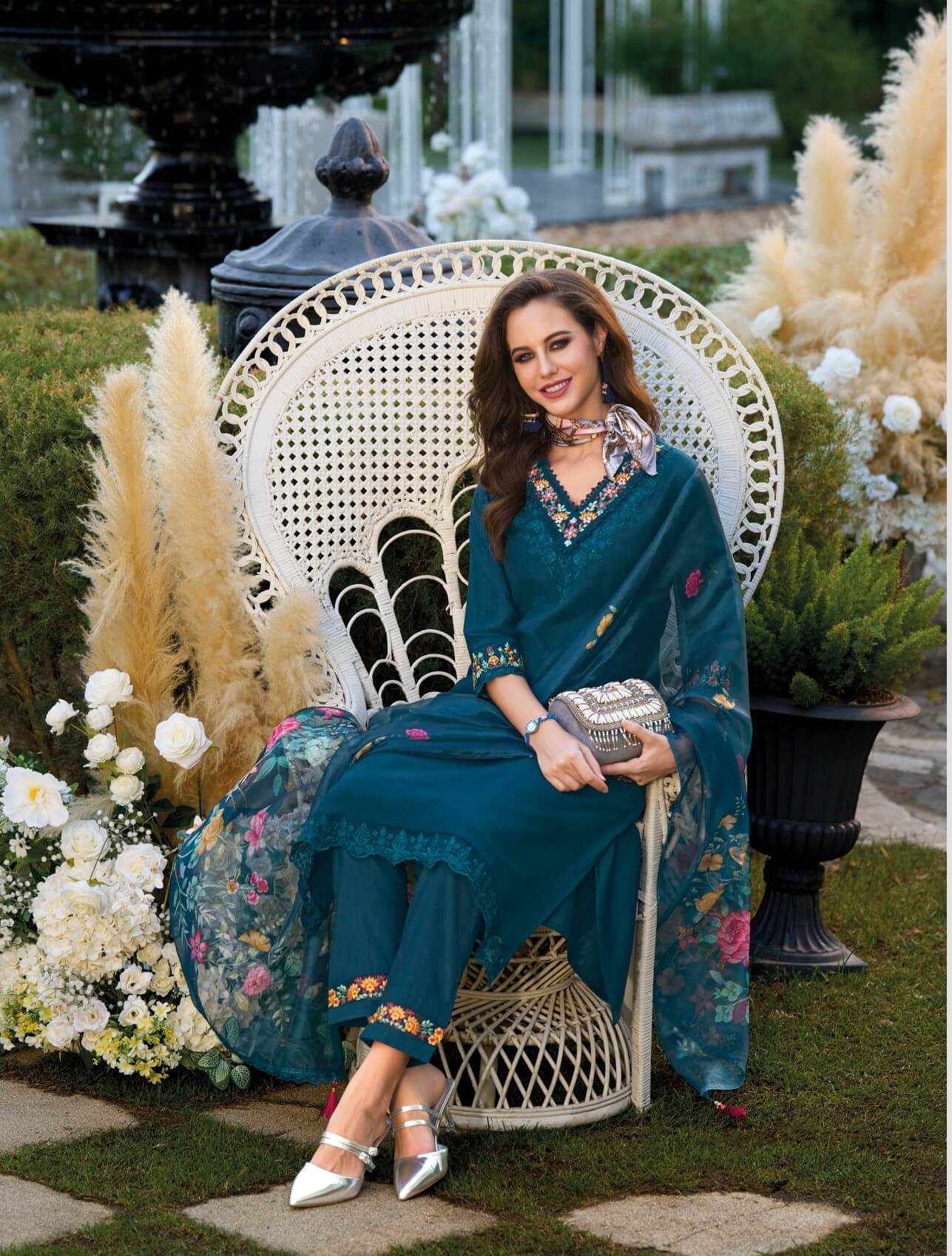 Lily Lali Malvika Embroidery Salwar Kameez collection 1