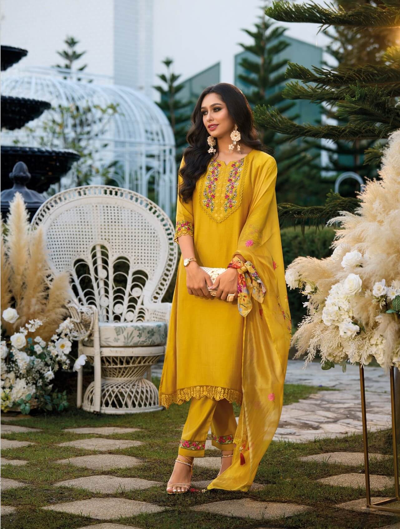 Lily Lali Malvika Embroidery Salwar Kameez collection 8