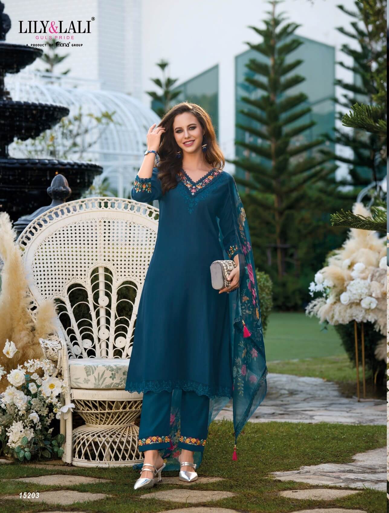 Lily Lali Malvika Embroidery Salwar Kameez collection 11