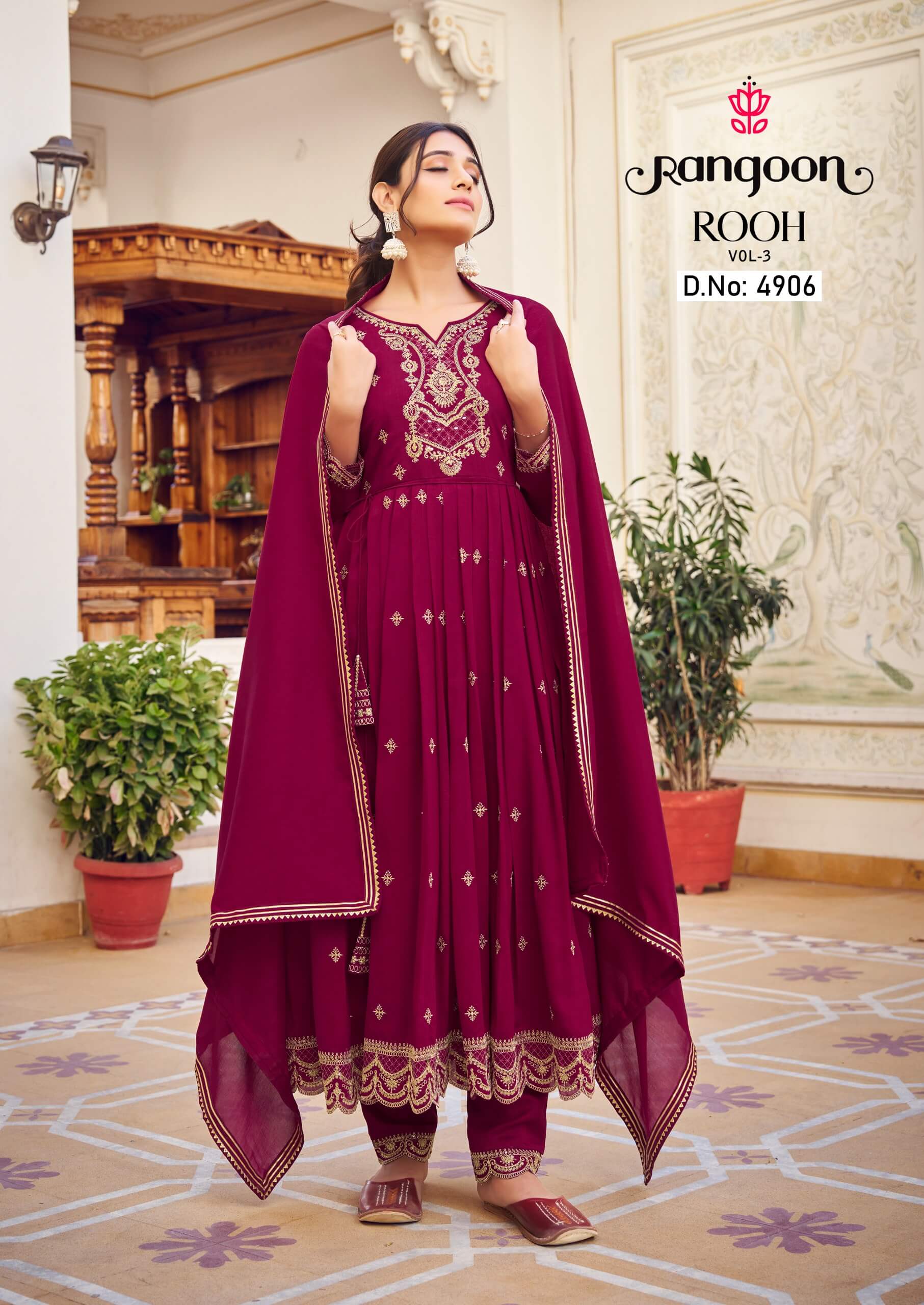 Rangoon Rooh Vol 3 Designer Wedding Party Salwar Suits Catalog collection 5
